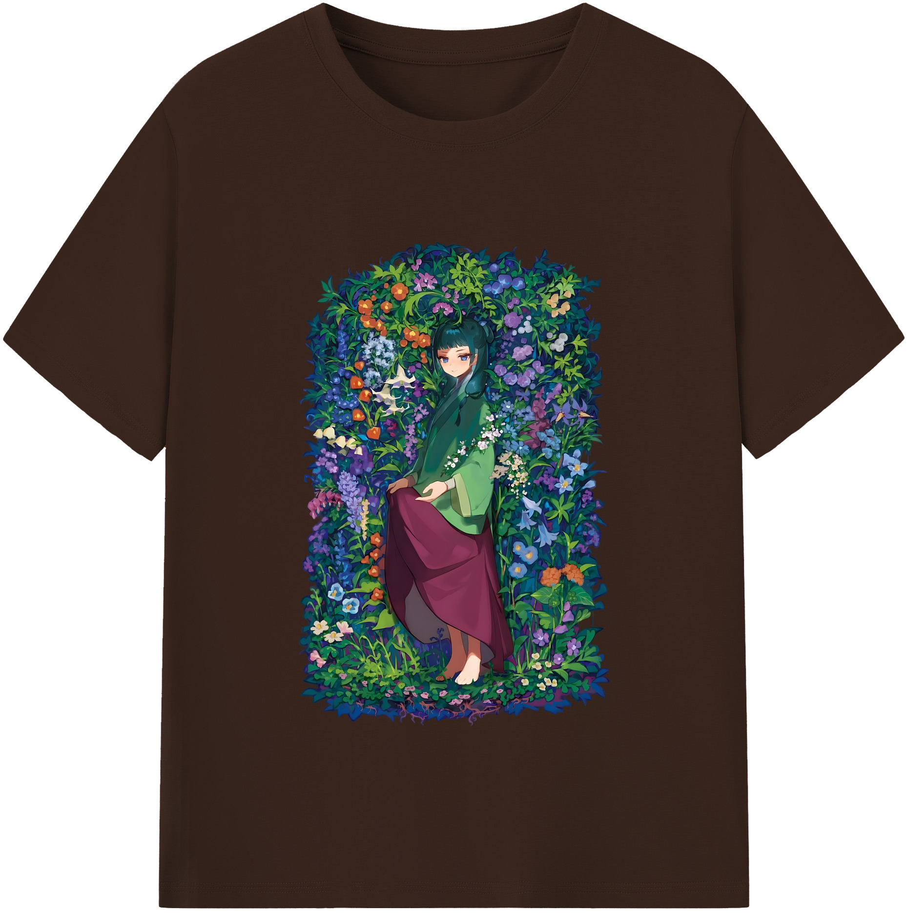 （画像用） 薬屋のひとりごと The Apothecary Diaries 綿100％半袖Tシャツ（フロントプリント）