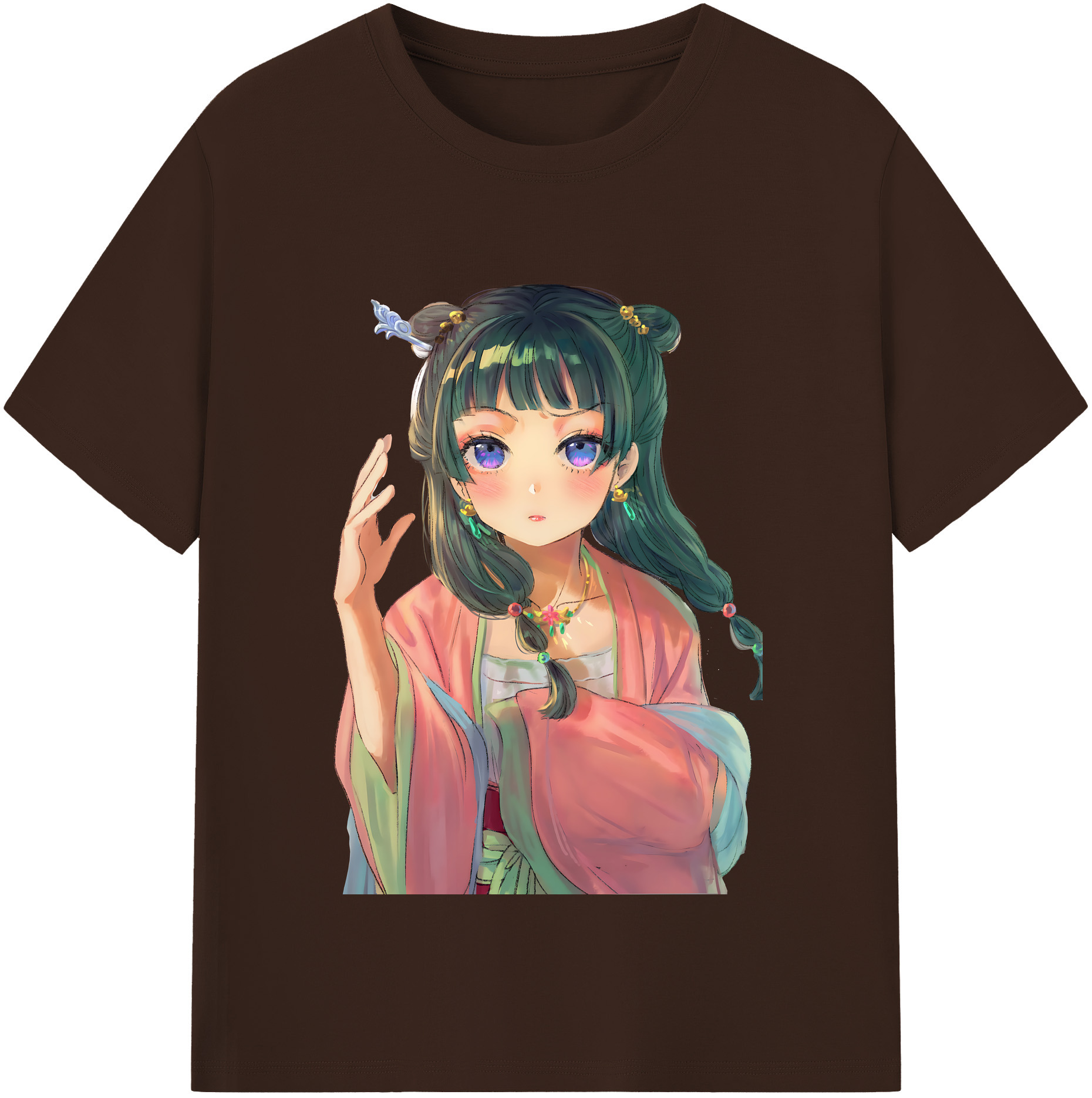 （画像用） 薬屋のひとりごと The Apothecary Diaries 綿100％半袖Tシャツ（フロントプリント）