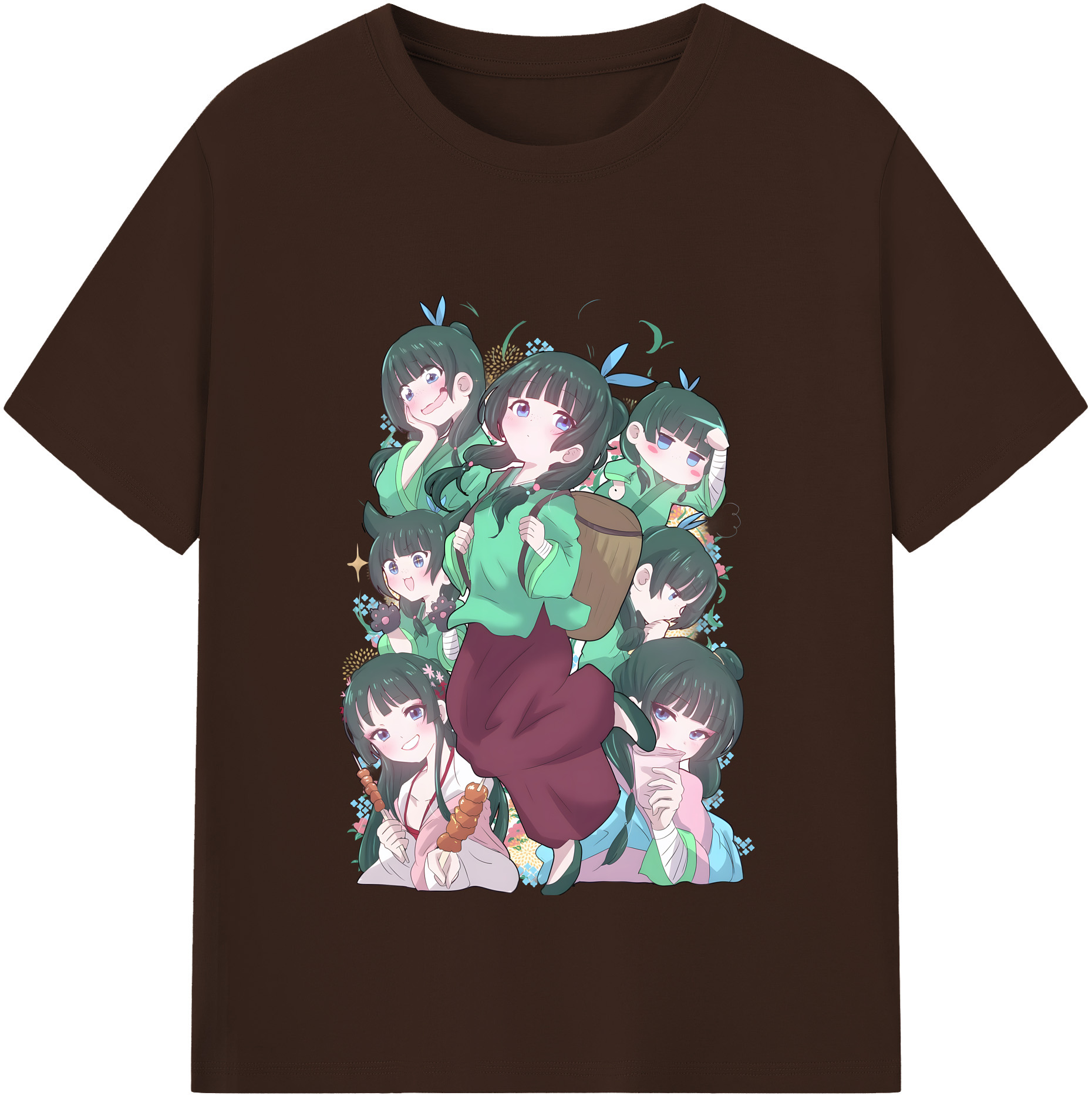 （画像用） 薬屋のひとりごと The Apothecary Diaries 綿100％半袖Tシャツ（フロントプリント）