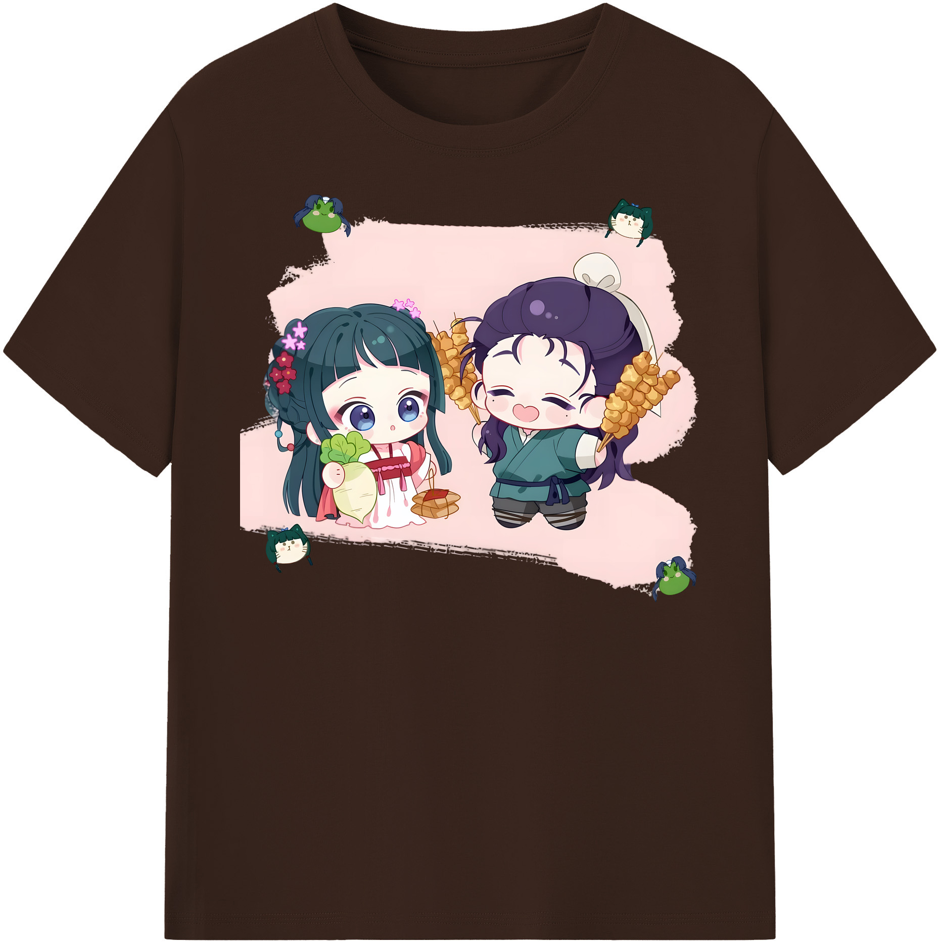 （画像用） 薬屋のひとりごと The Apothecary Diaries 綿100％半袖Tシャツ（フロントプリント）