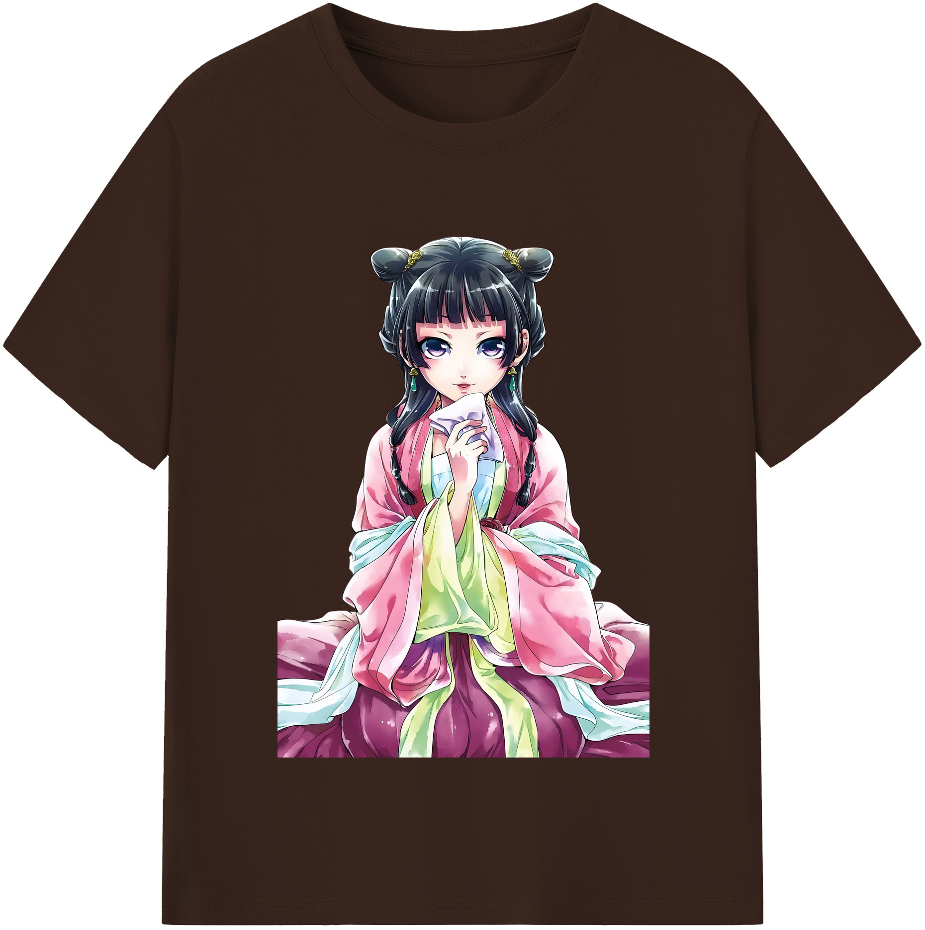 （画像用） 薬屋のひとりごと The Apothecary Diaries 綿100％半袖Tシャツ（フロントプリント）