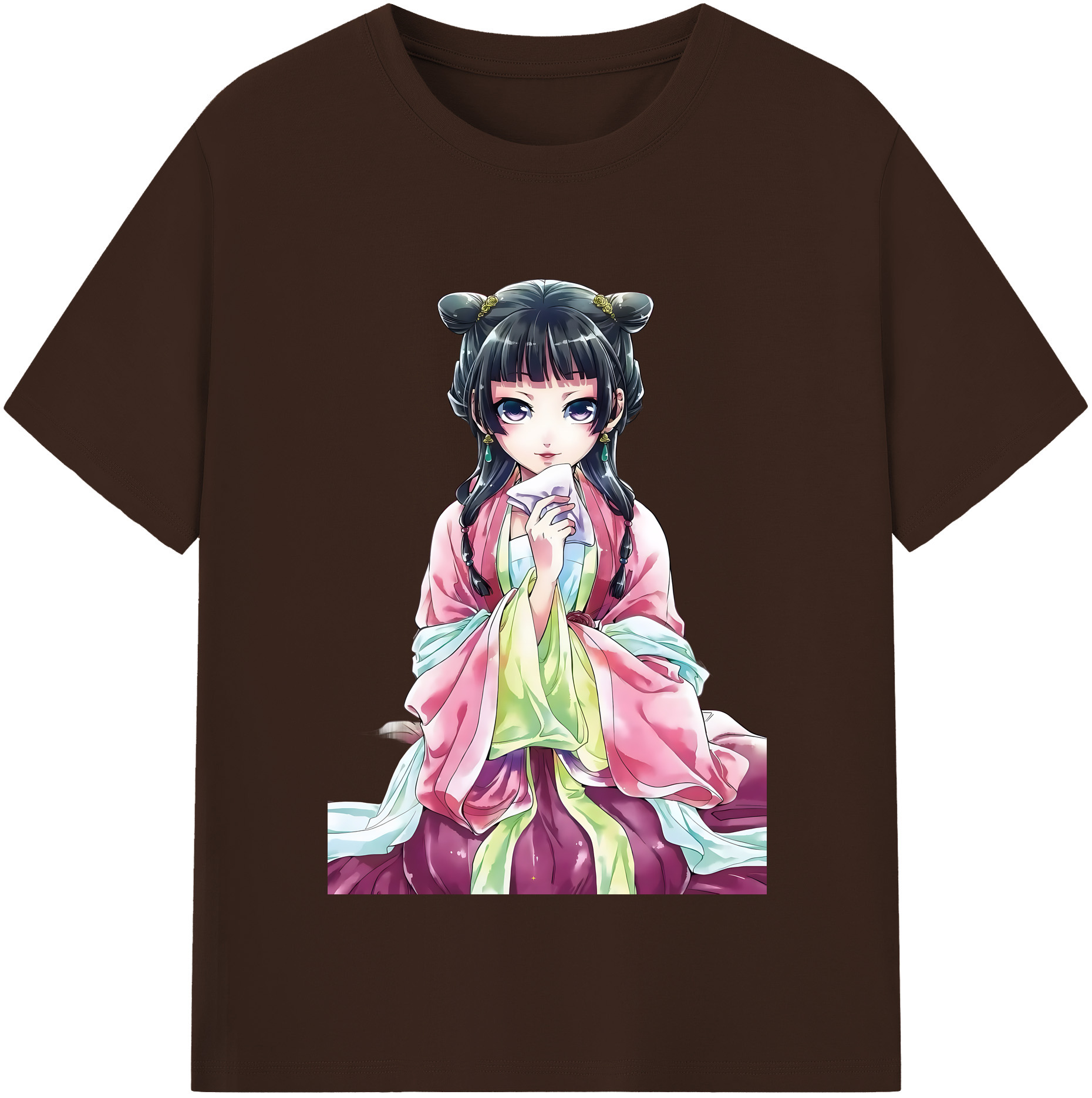 （画像用） 薬屋のひとりごと The Apothecary Diaries 綿100％半袖Tシャツ（フロントプリント）