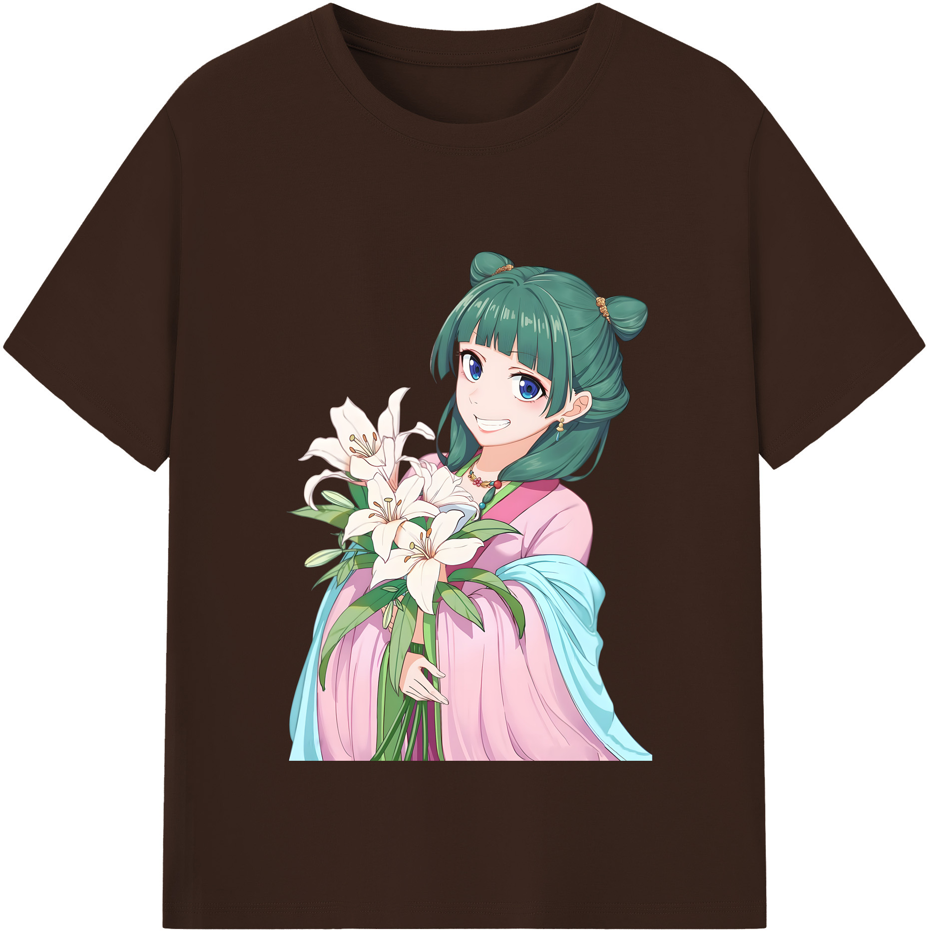 （画像用） 薬屋のひとりごと The Apothecary Diaries 綿100％半袖Tシャツ（フロントプリント）