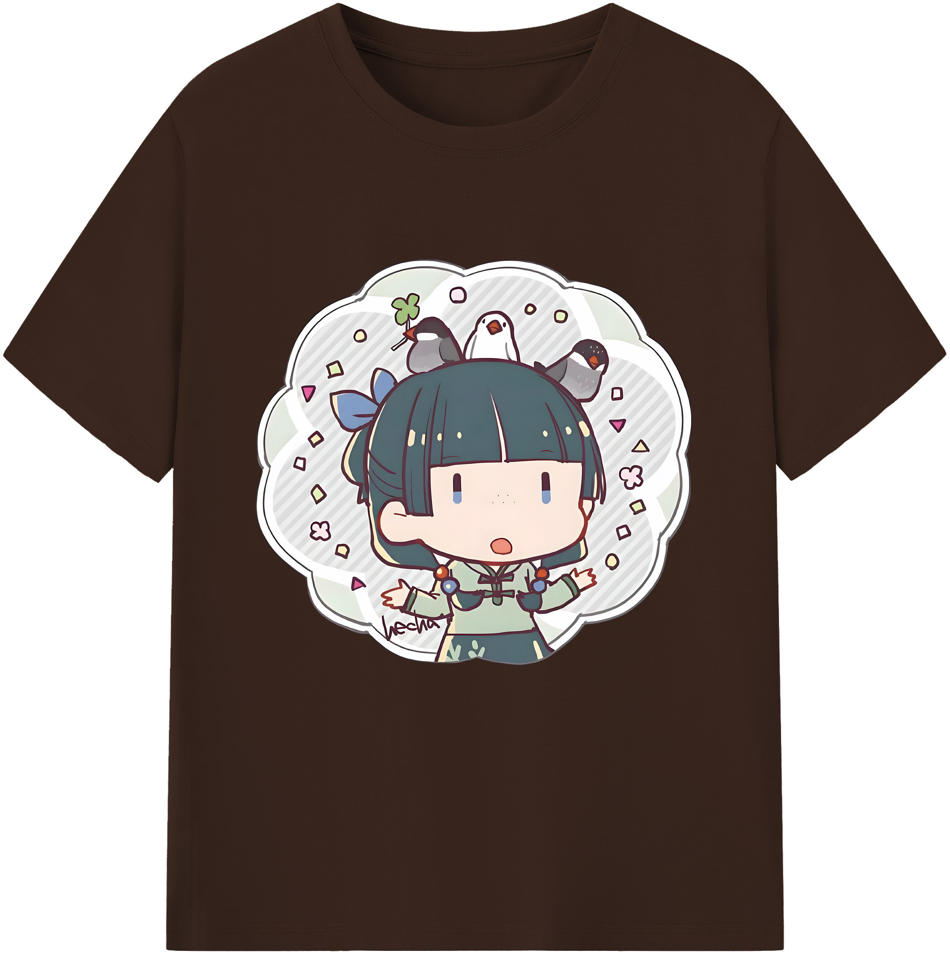（画像用） 薬屋のひとりごと The Apothecary Diaries 綿100％半袖Tシャツ（フロントプリント）