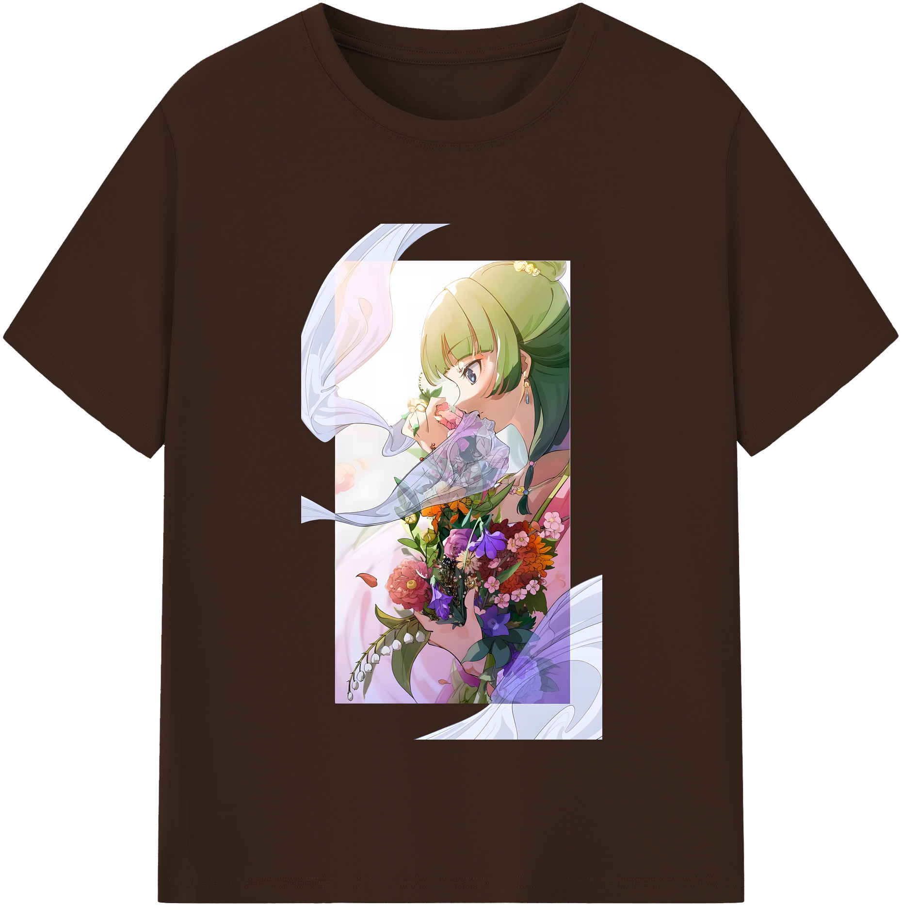 （画像用） 薬屋のひとりごと The Apothecary Diaries 綿100％半袖Tシャツ（フロントプリント）
