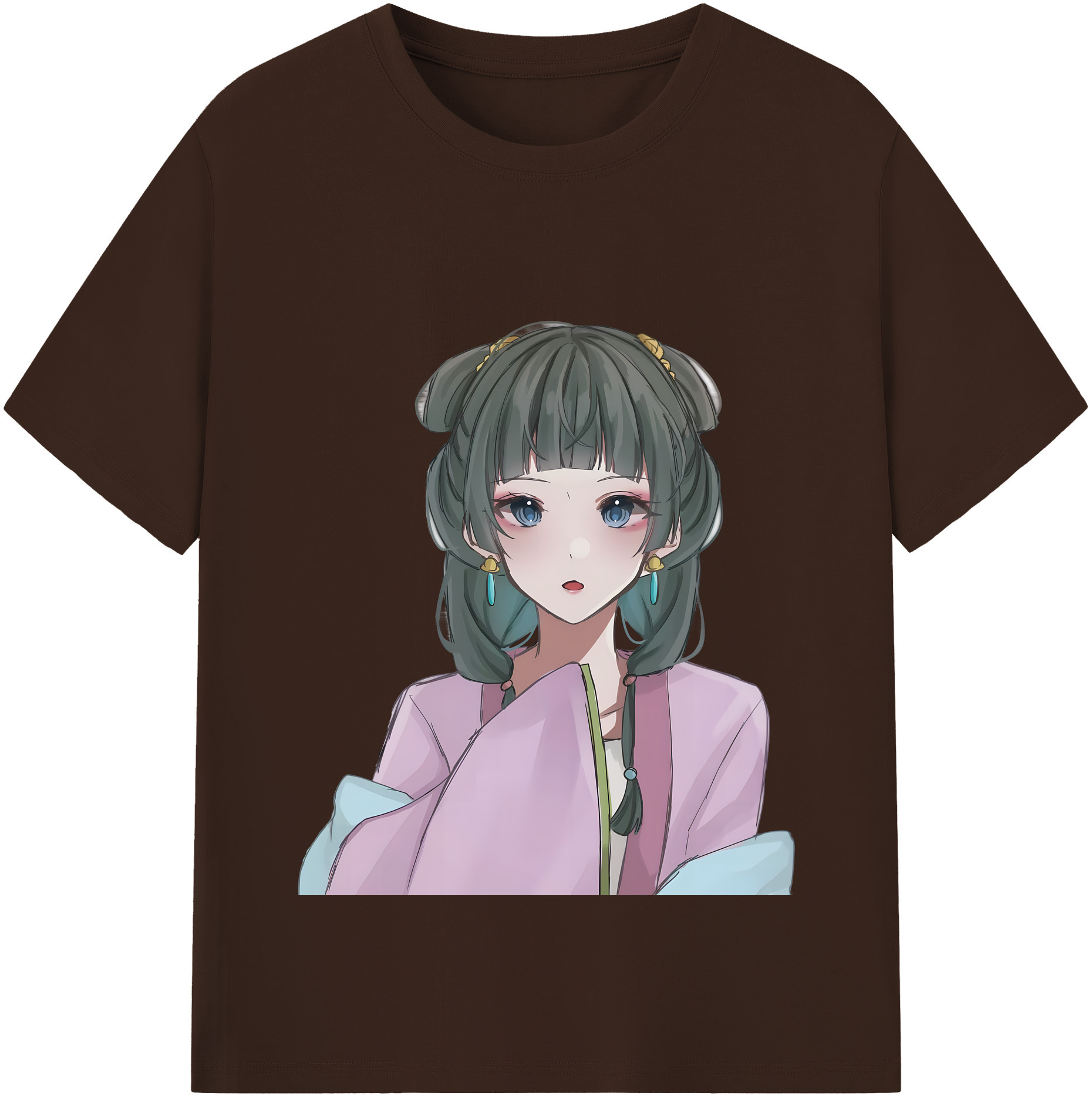 （画像用） 薬屋のひとりごと The Apothecary Diaries 綿100％半袖Tシャツ（フロントプリント）