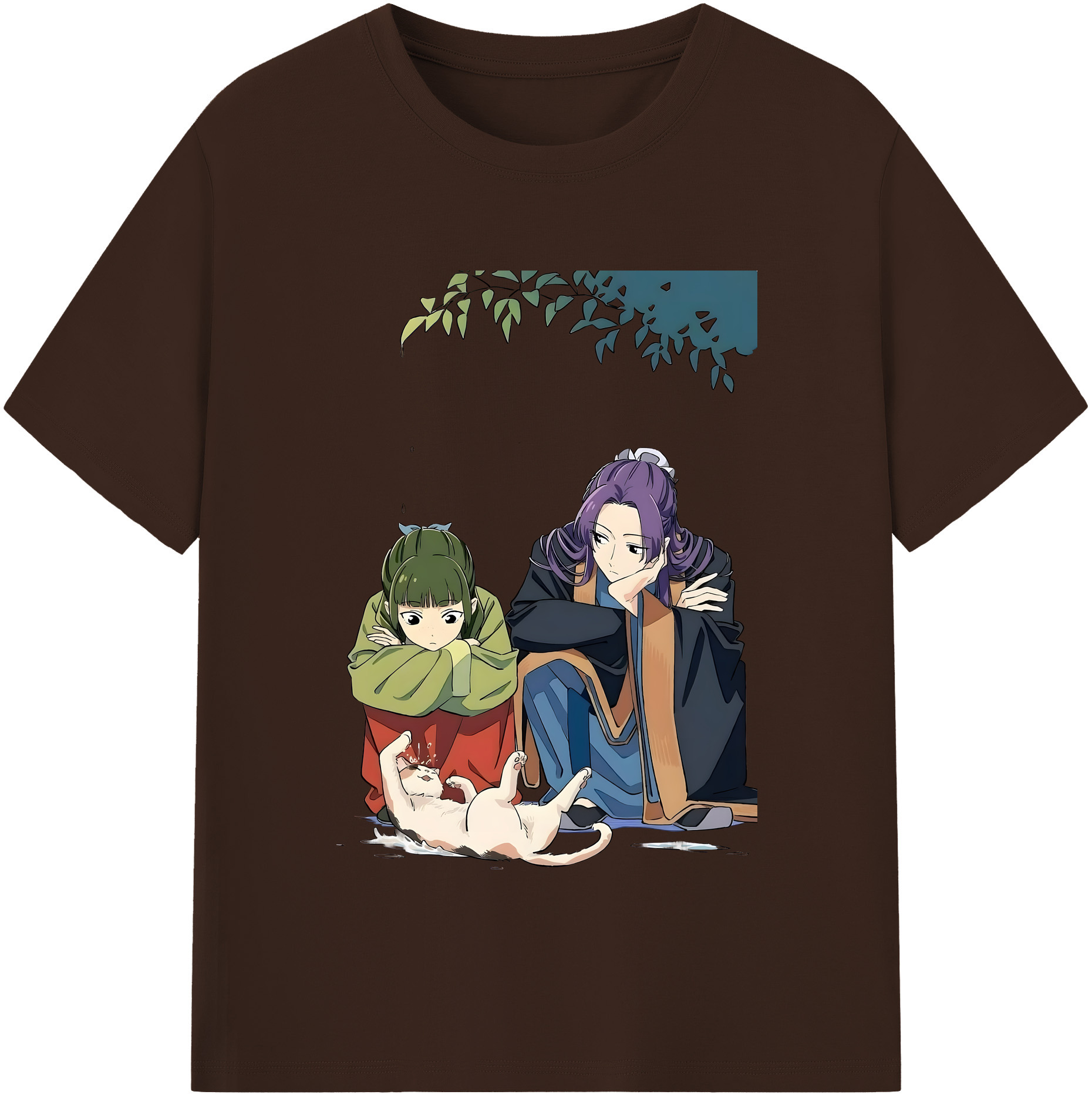 （画像用） 薬屋のひとりごと The Apothecary Diaries 綿100％半袖Tシャツ（フロントプリント）