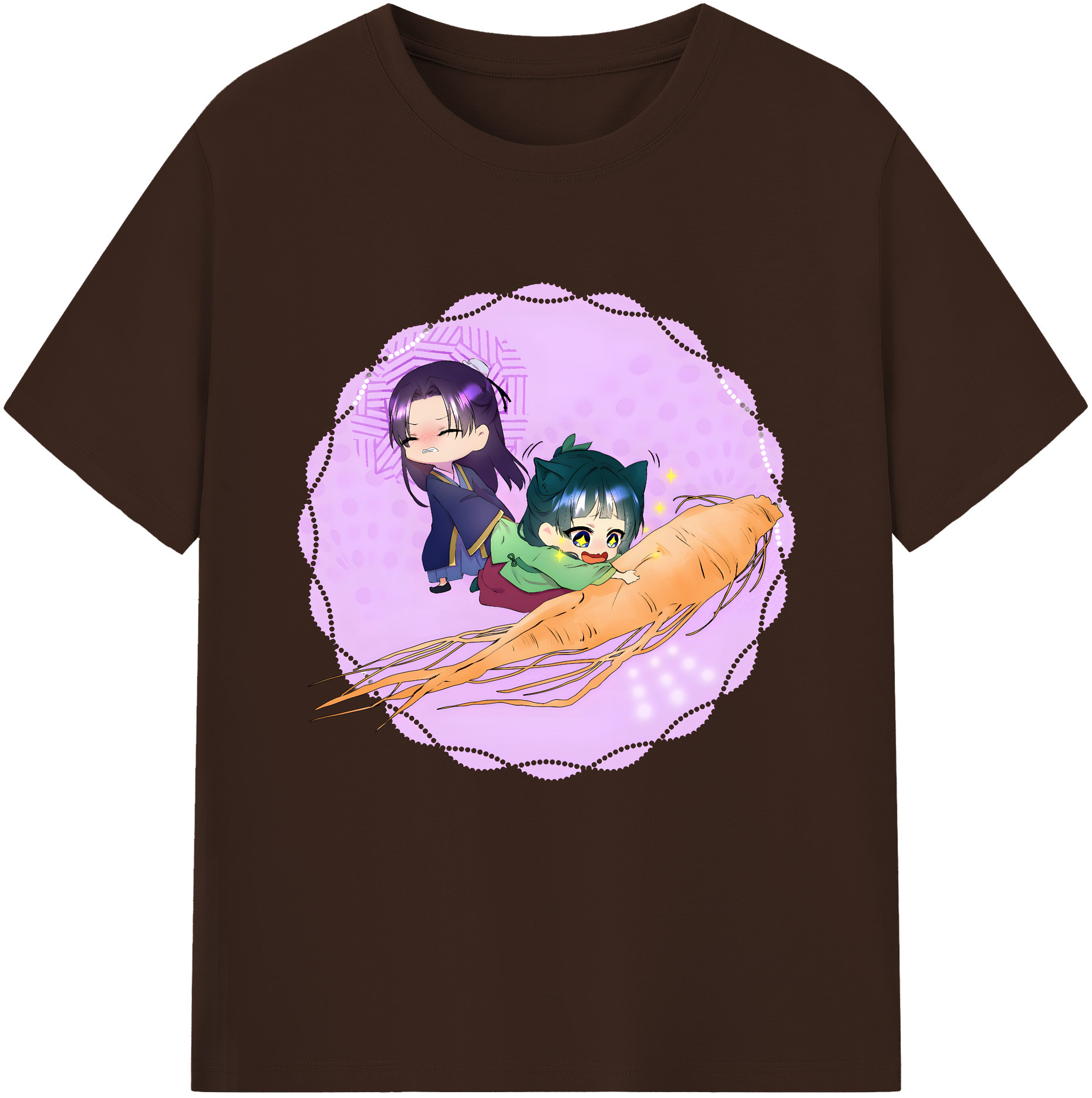 （画像用） 薬屋のひとりごと The Apothecary Diaries 綿100％半袖Tシャツ（フロントプリント）