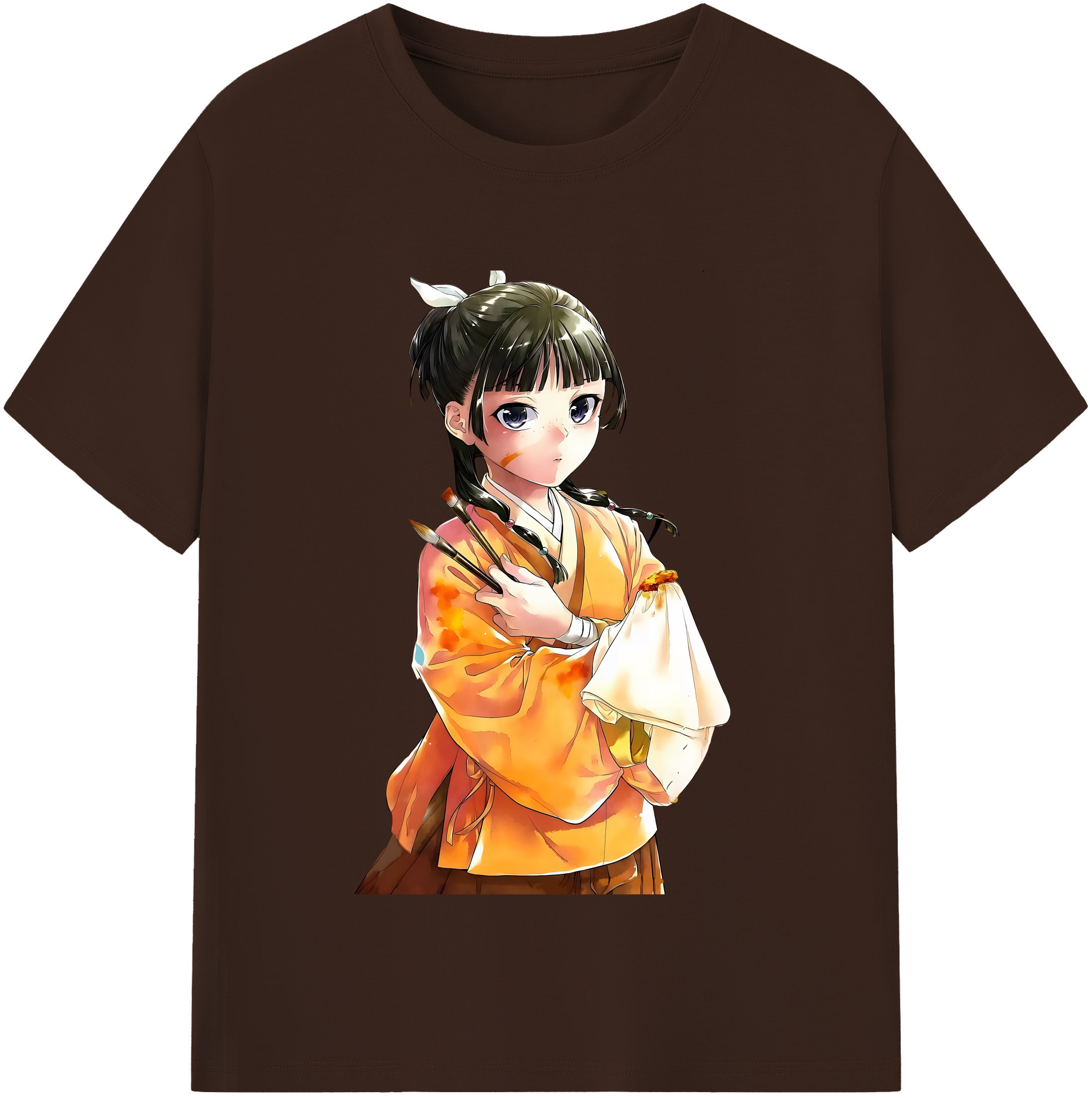 （画像用） 薬屋のひとりごと The Apothecary Diaries 綿100％半袖Tシャツ（フロントプリント）
