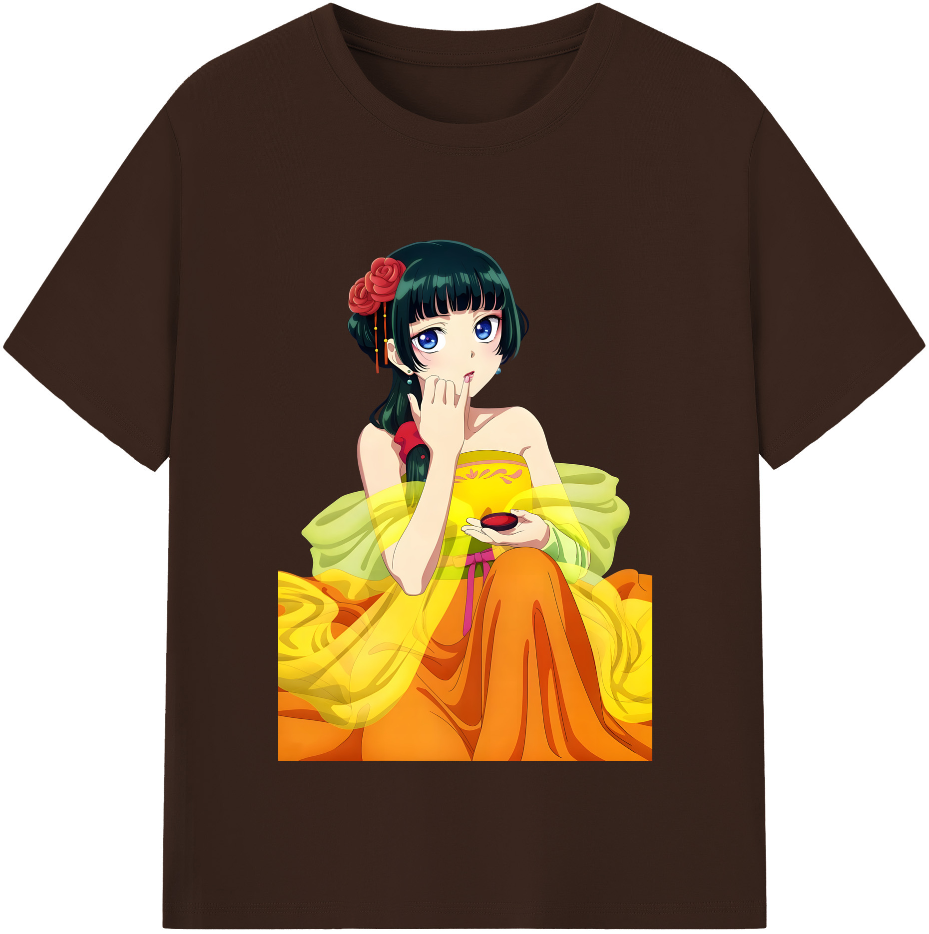（画像用） 薬屋のひとりごと The Apothecary Diaries 綿100％半袖Tシャツ（フロントプリント）