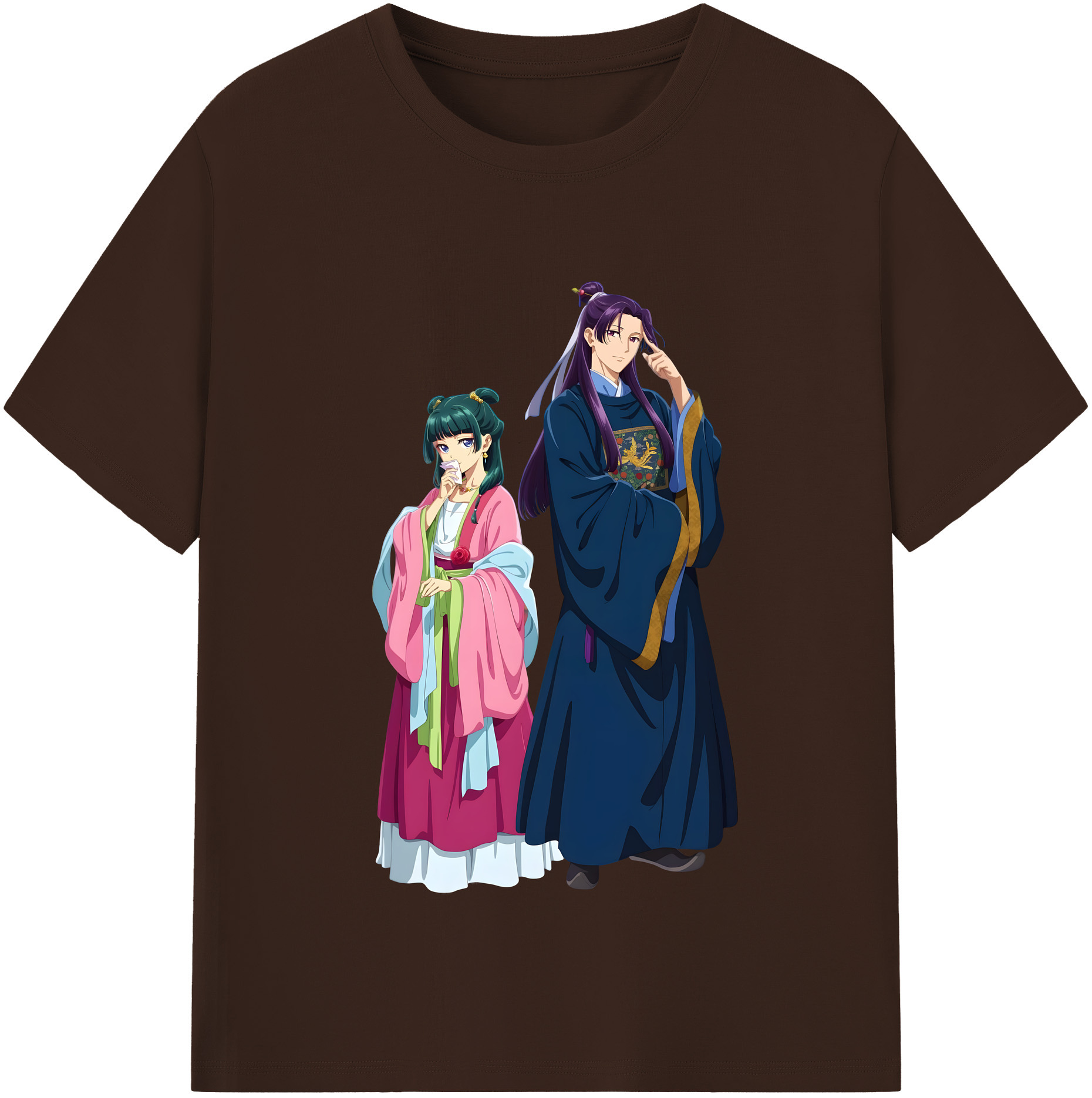 （画像用） 薬屋のひとりごと The Apothecary Diaries 綿100％半袖Tシャツ（フロントプリント）