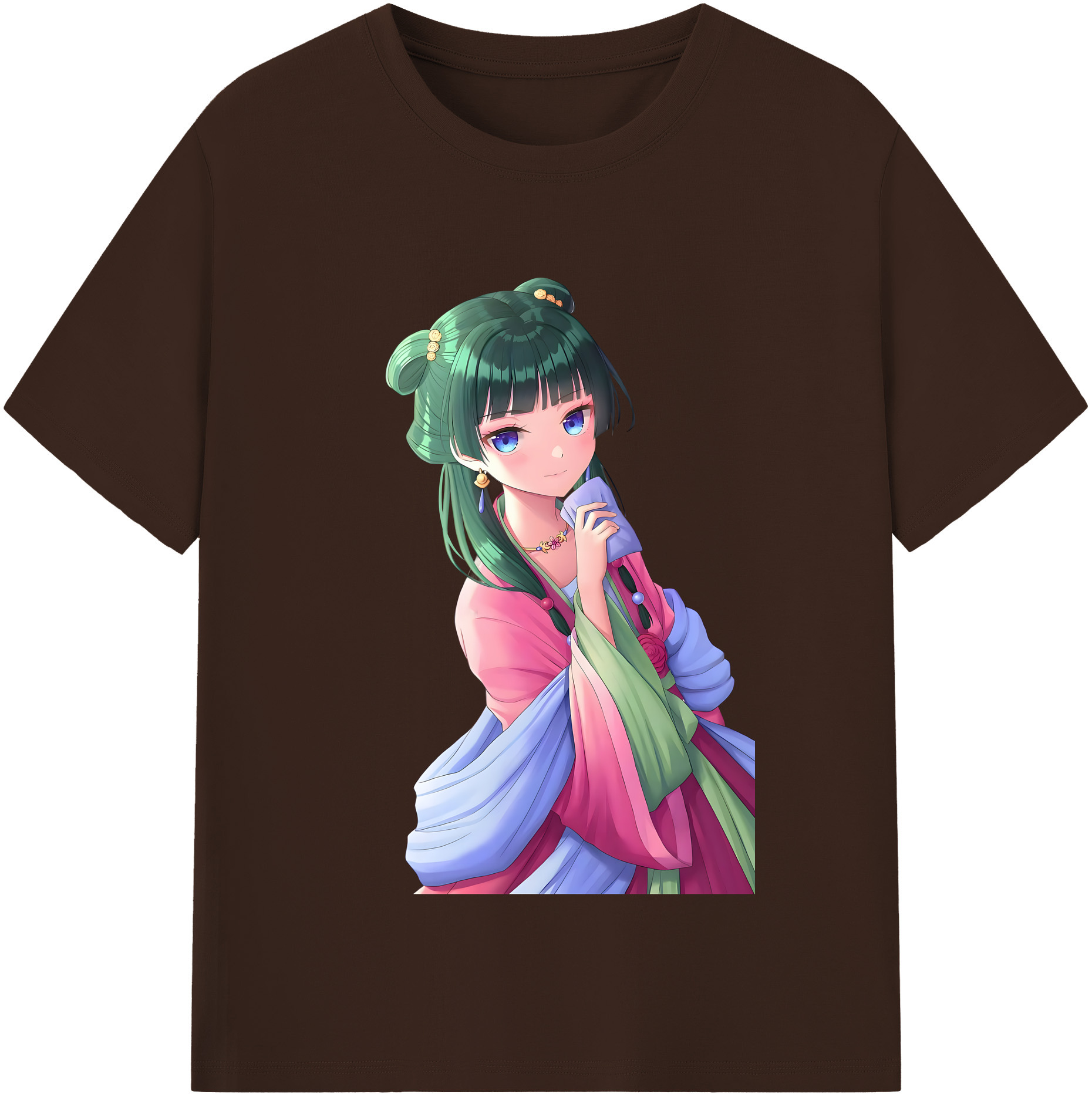 （画像用） 薬屋のひとりごと The Apothecary Diaries 綿100％半袖Tシャツ（フロントプリント）