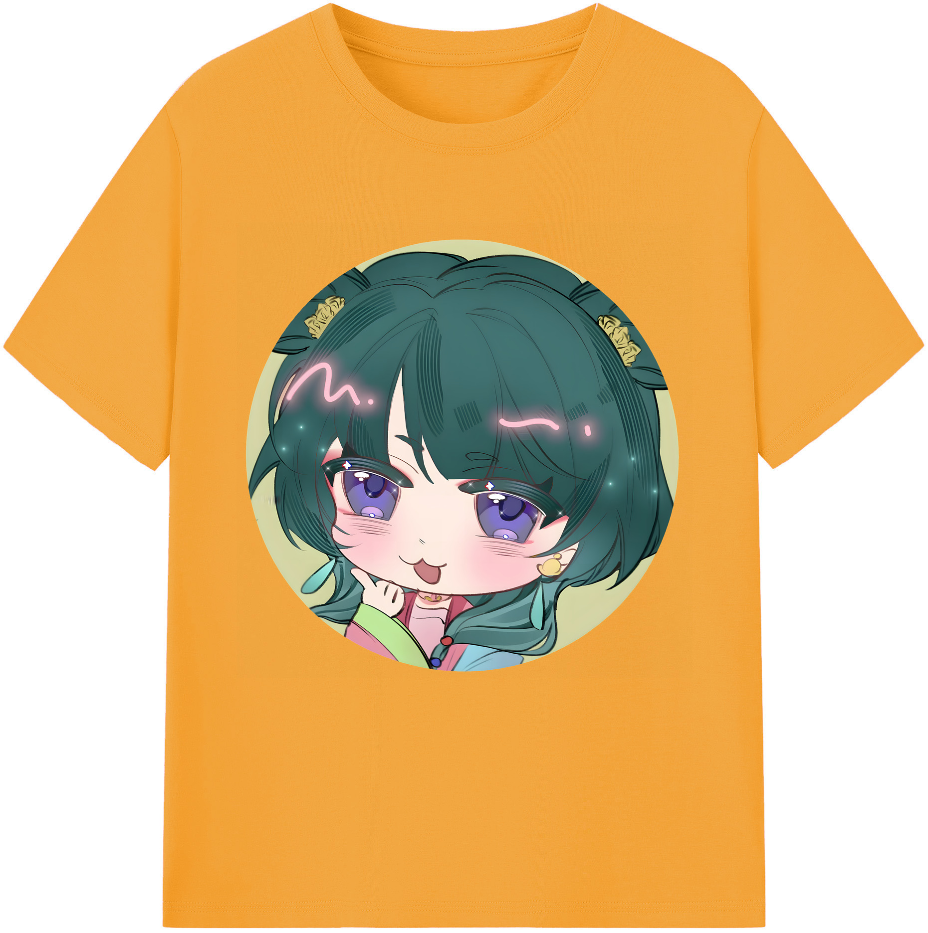 （画像用） 薬屋のひとりごと The Apothecary Diaries 綿100％半袖Tシャツ（フロントプリント）