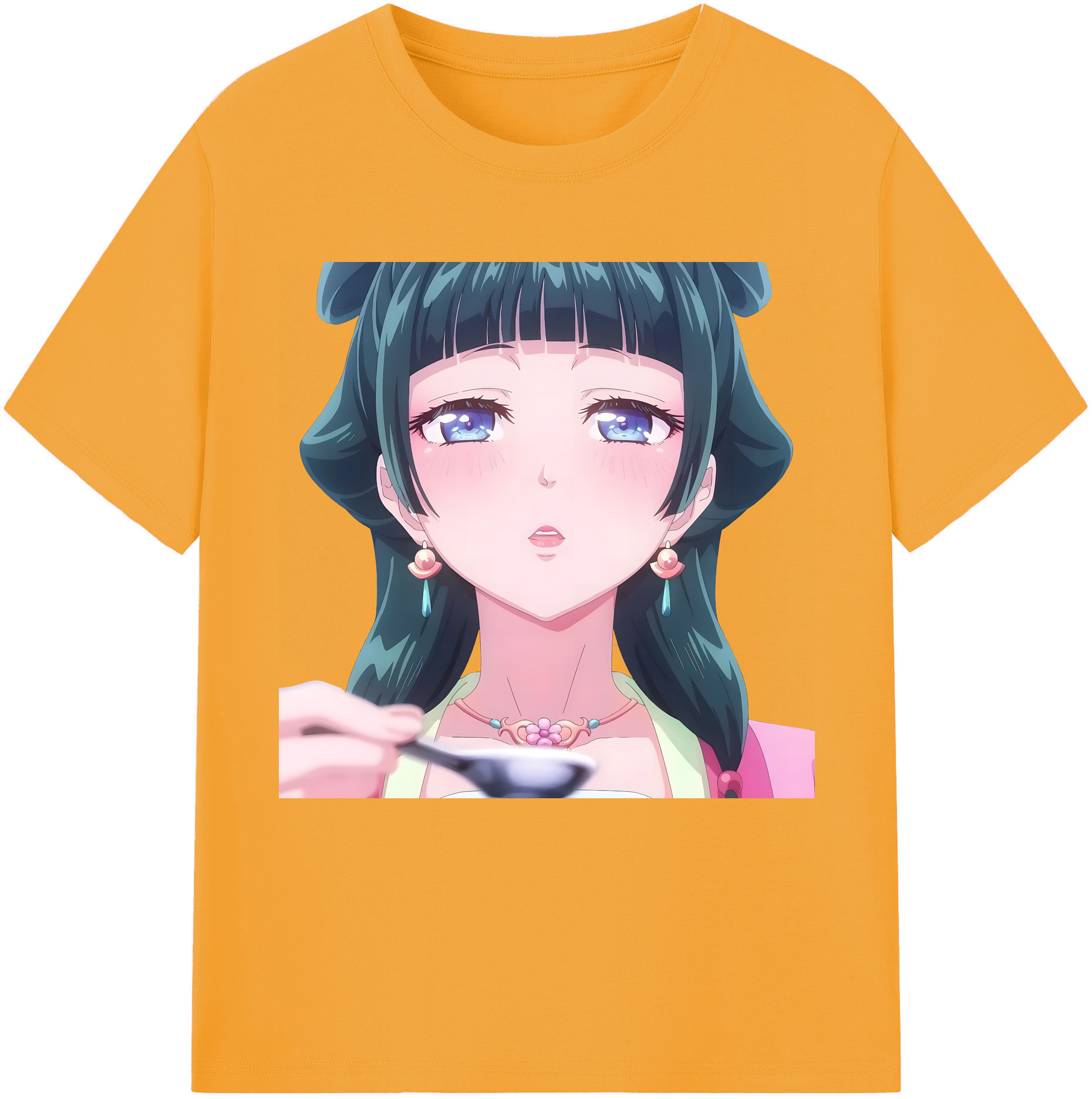 （画像用） 薬屋のひとりごと The Apothecary Diaries 綿100％半袖Tシャツ（フロントプリント）