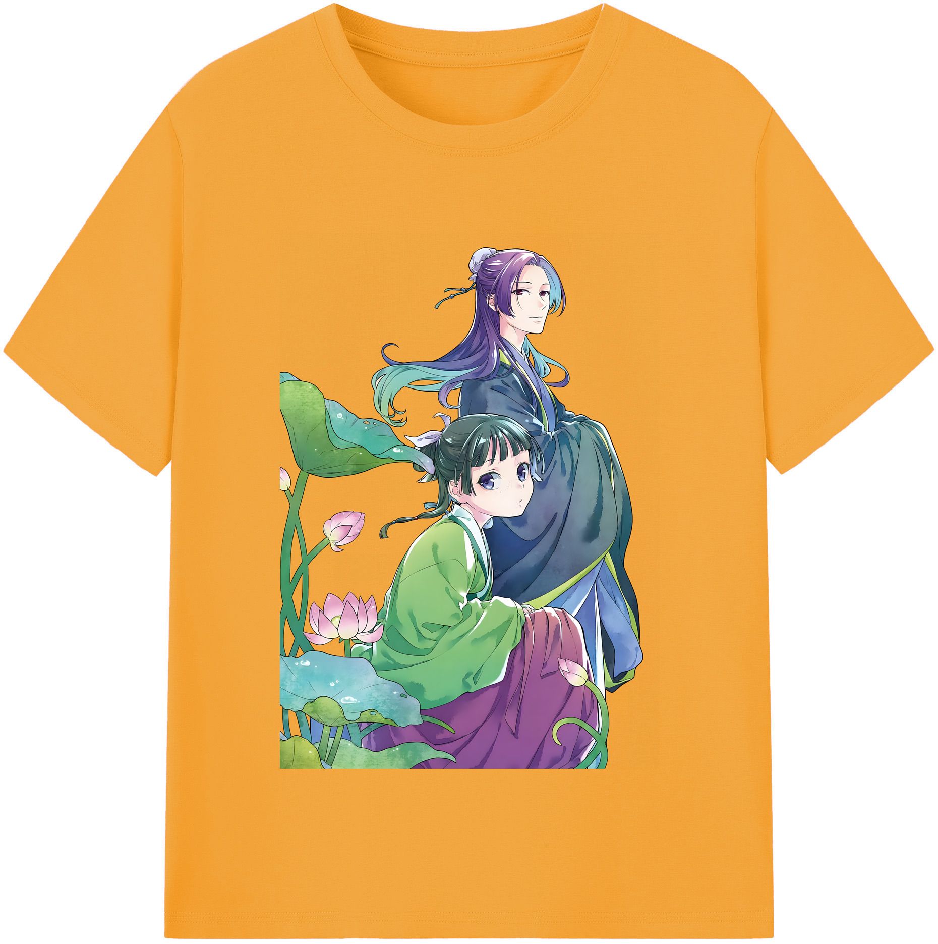 （画像用） 薬屋のひとりごと The Apothecary Diaries 綿100％半袖Tシャツ（フロントプリント）