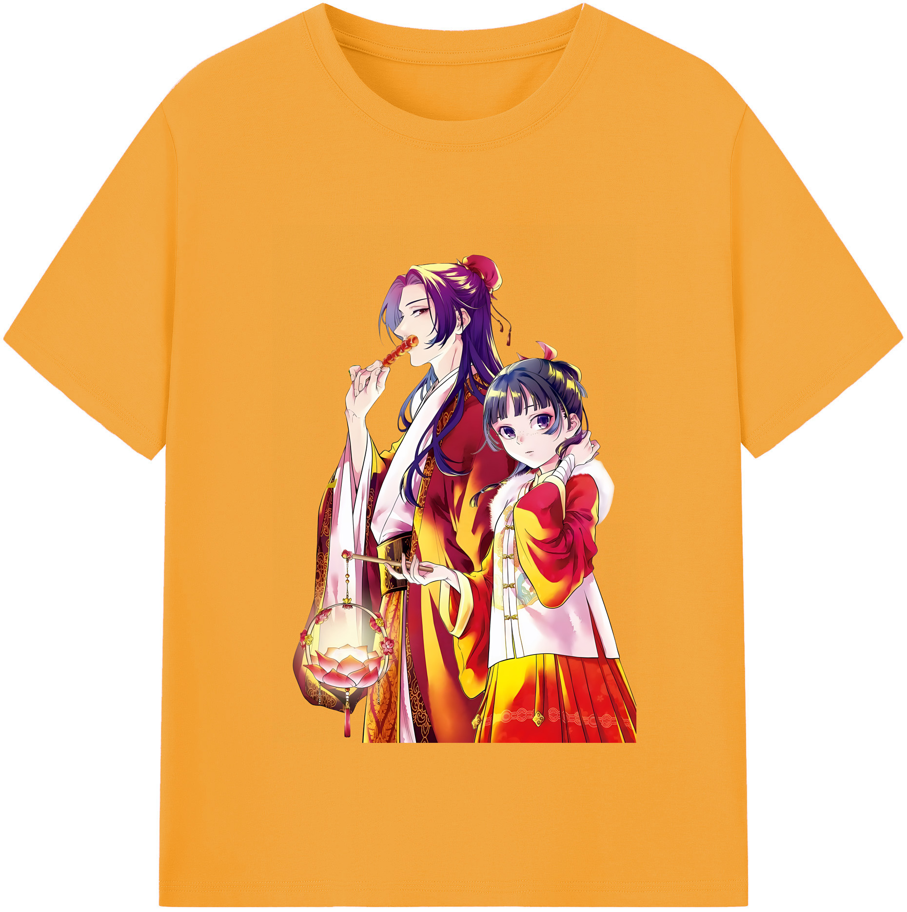 （画像用） 薬屋のひとりごと The Apothecary Diaries 綿100％半袖Tシャツ（フロントプリント）