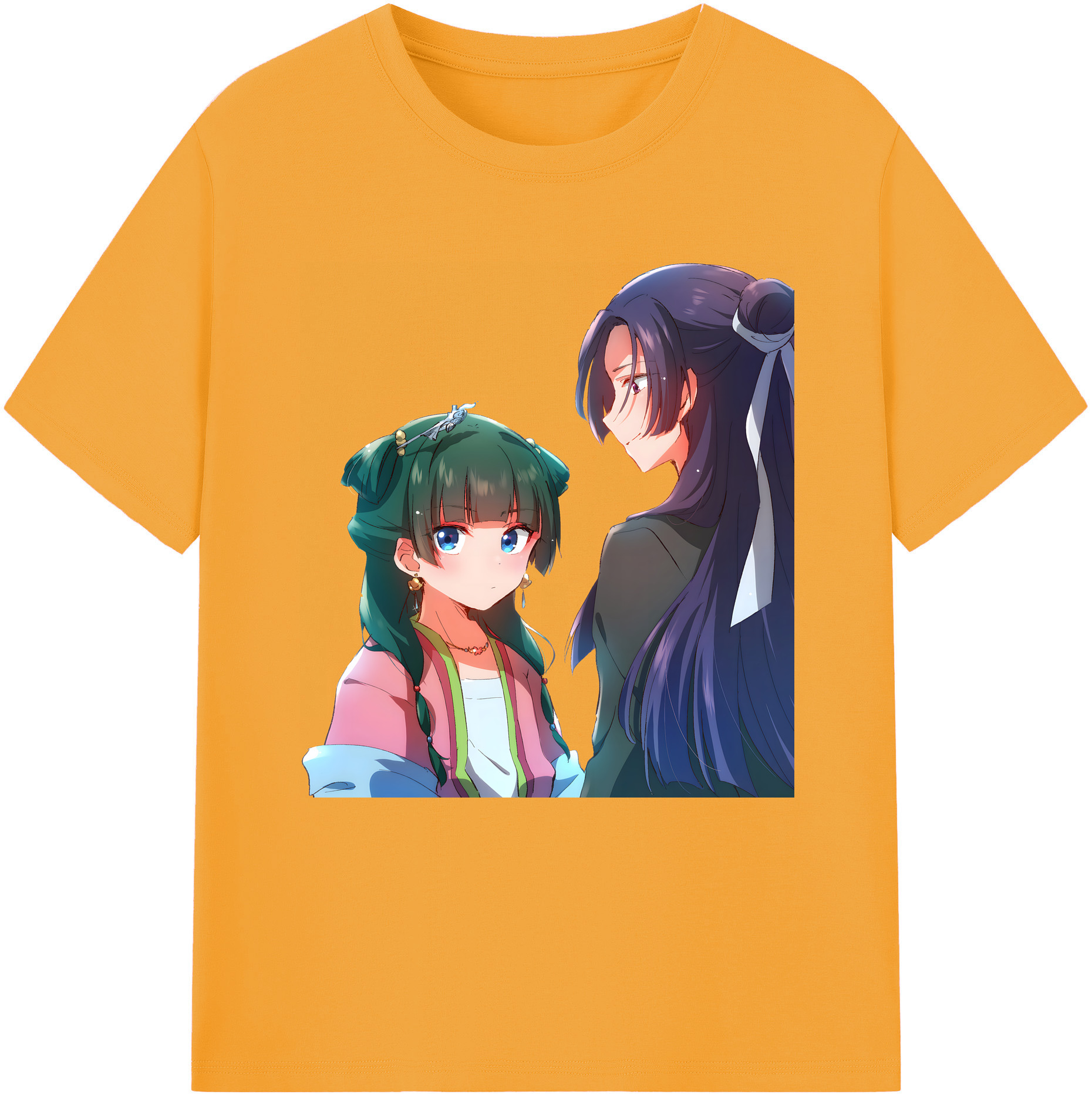 （画像用） 薬屋のひとりごと The Apothecary Diaries 綿100％半袖Tシャツ（フロントプリント）