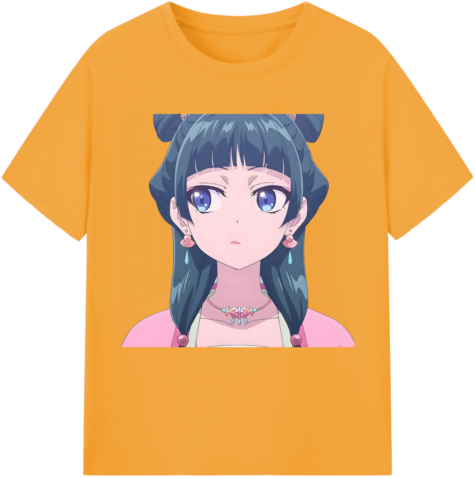 （画像用） 薬屋のひとりごと The Apothecary Diaries 綿100％半袖Tシャツ（フロントプリント）