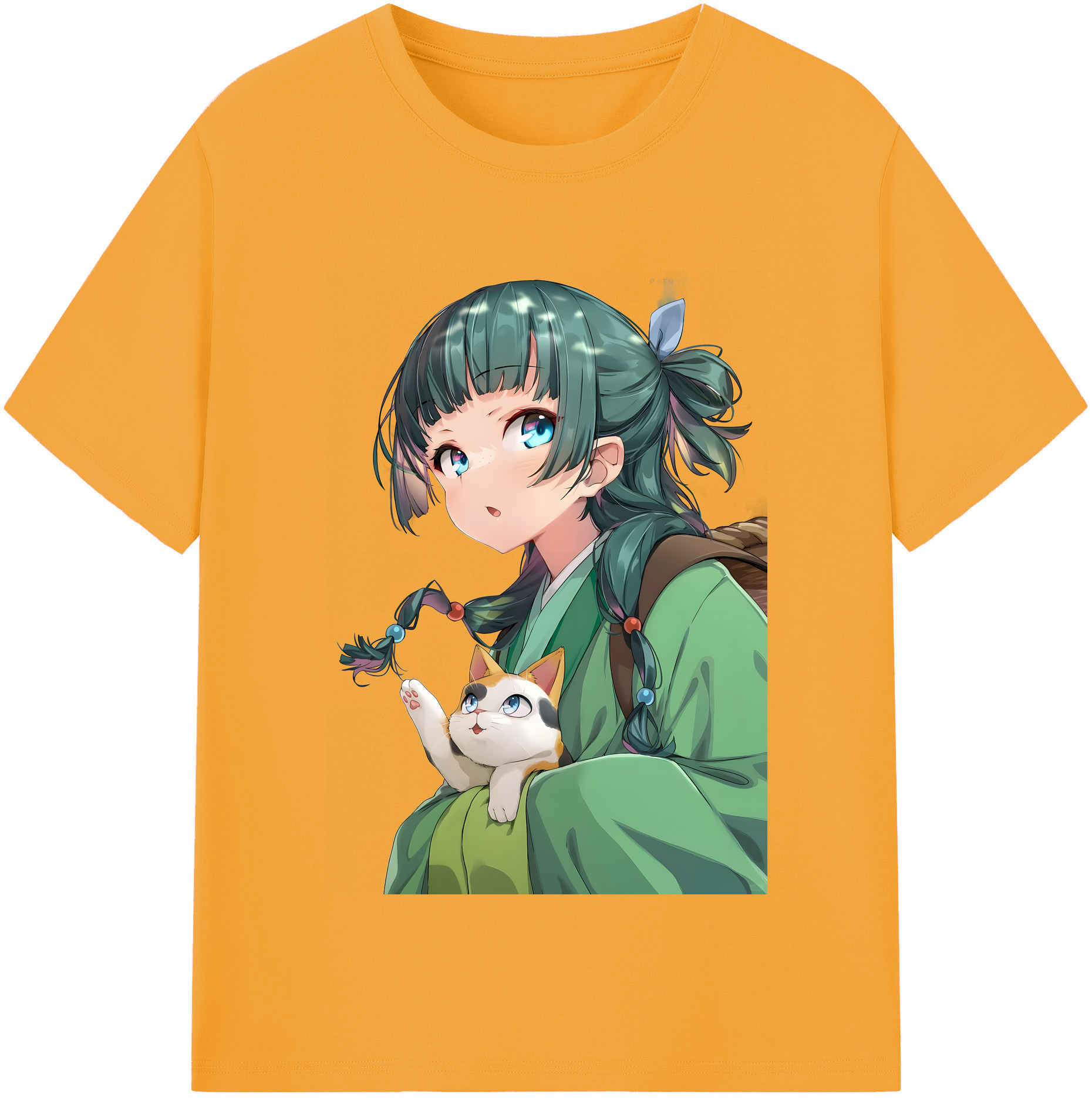 （画像用） 薬屋のひとりごと The Apothecary Diaries 綿100％半袖Tシャツ（フロントプリント）