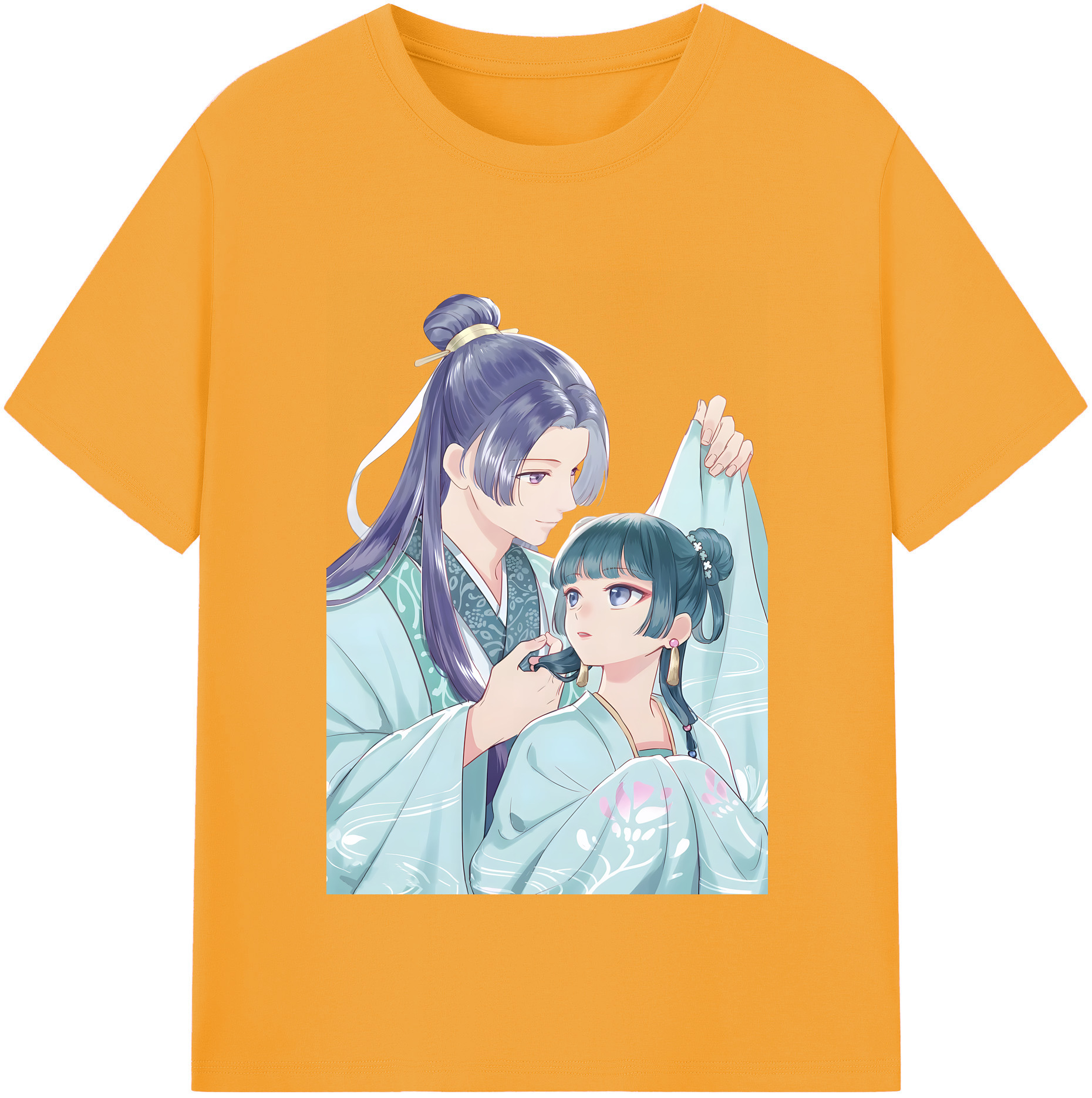 （画像用） 薬屋のひとりごと The Apothecary Diaries 綿100％半袖Tシャツ（フロントプリント）