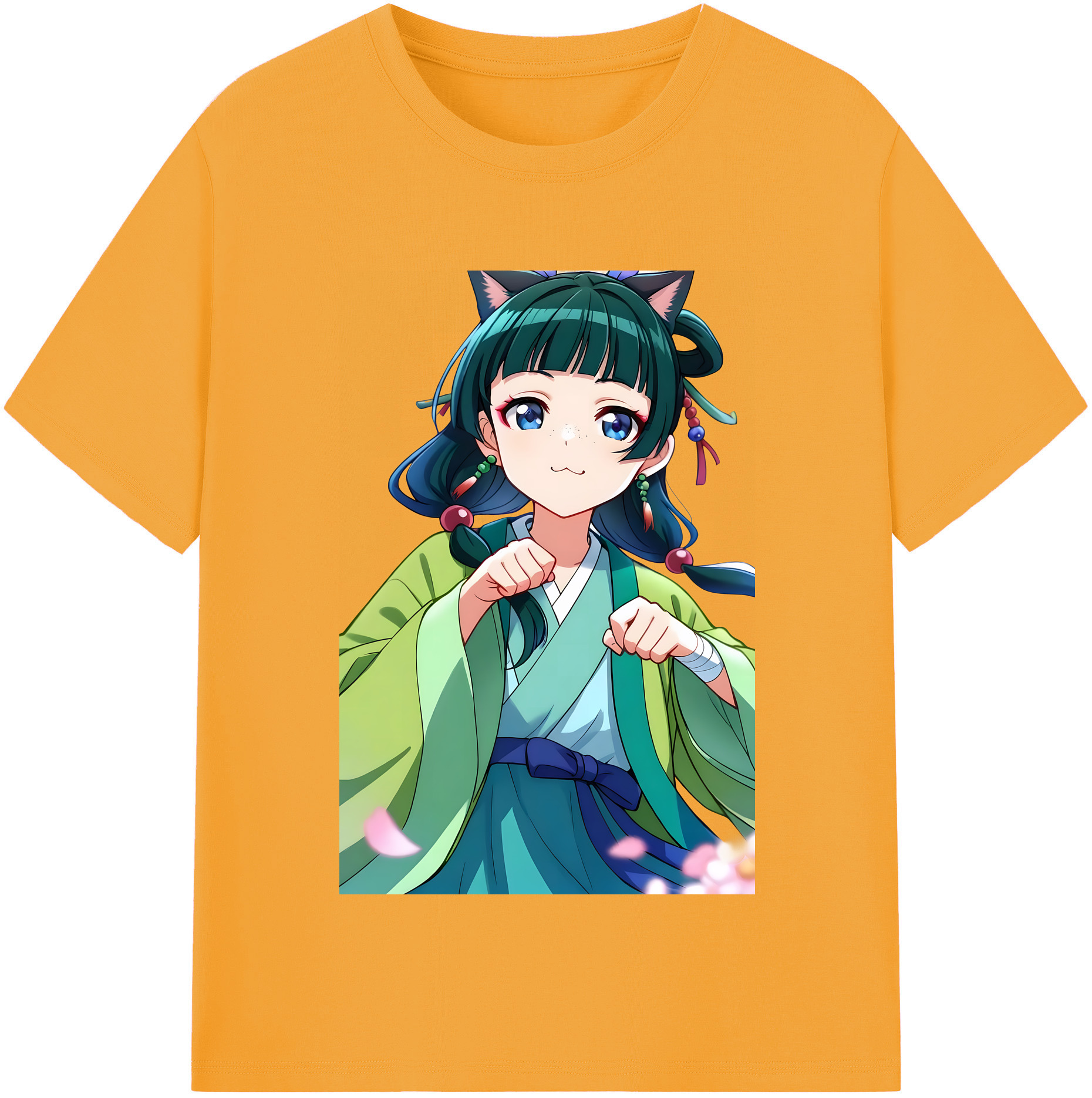 （画像用） 薬屋のひとりごと The Apothecary Diaries 綿100％半袖Tシャツ（フロントプリント）