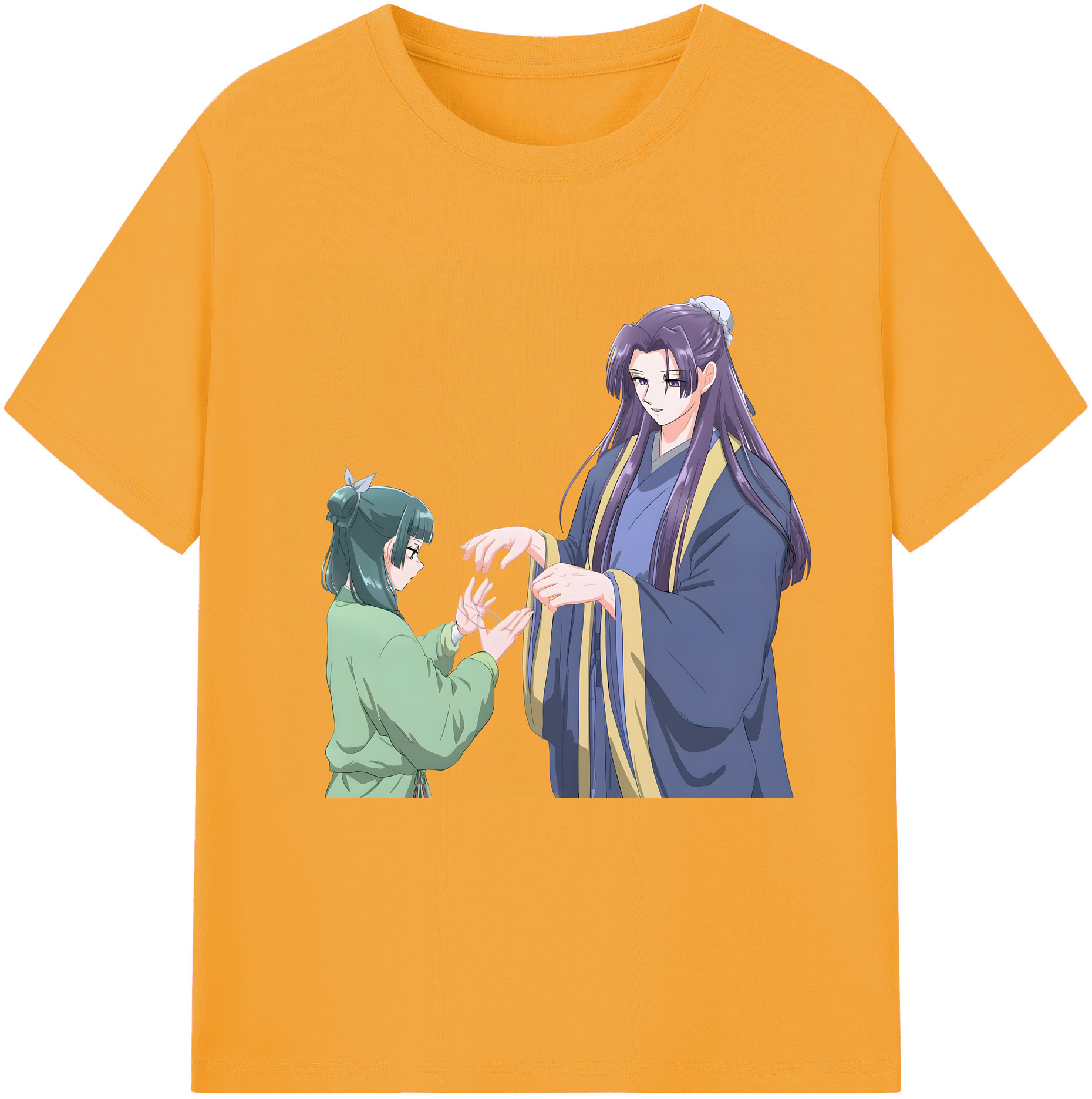 （画像用） 薬屋のひとりごと The Apothecary Diaries 綿100％半袖Tシャツ（フロントプリント）