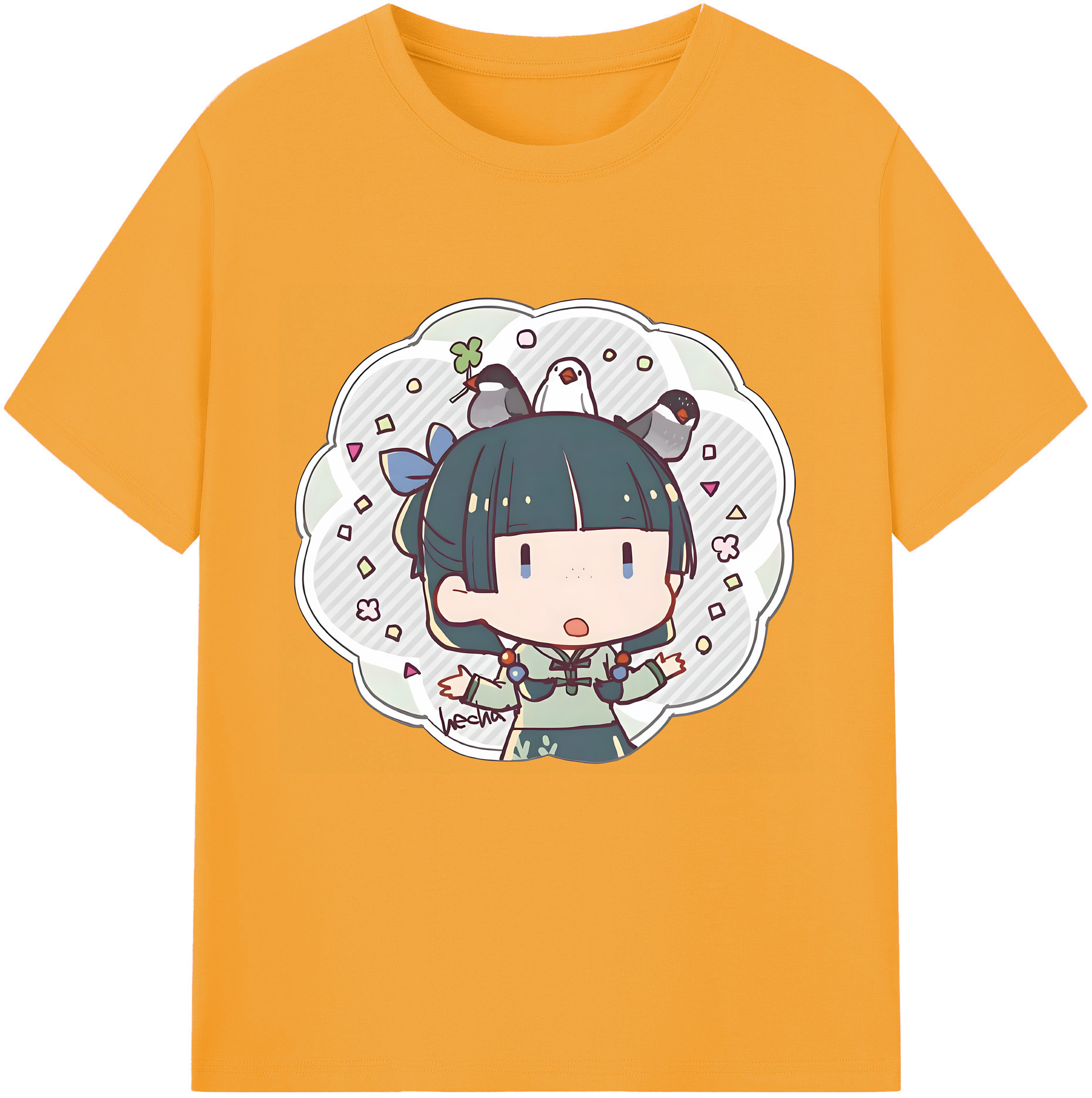 （画像用） 薬屋のひとりごと The Apothecary Diaries 綿100％半袖Tシャツ（フロントプリント）