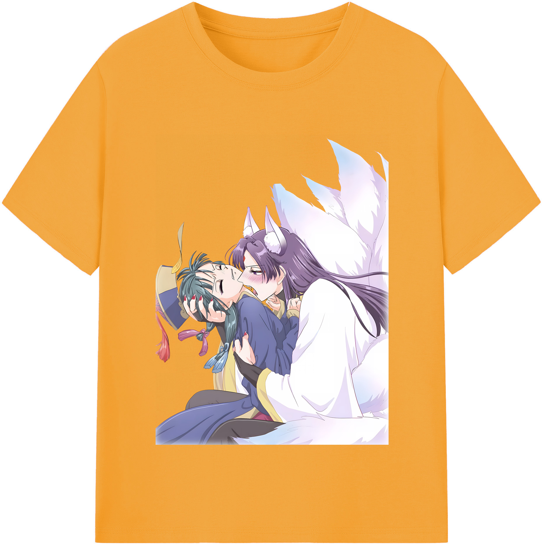 （画像用） 薬屋のひとりごと The Apothecary Diaries 綿100％半袖Tシャツ（フロントプリント）