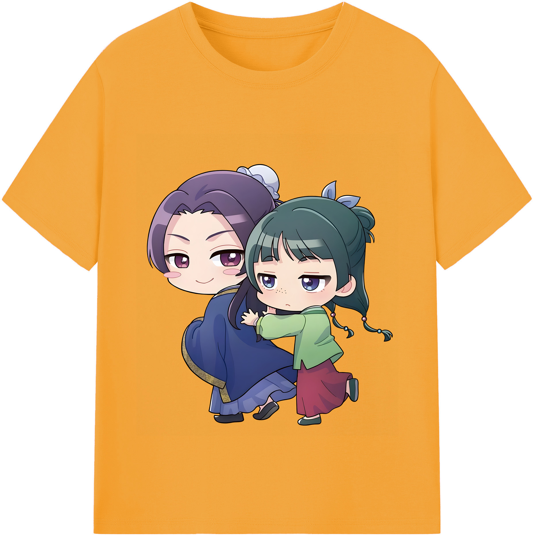 （画像用） 薬屋のひとりごと The Apothecary Diaries 綿100％半袖Tシャツ（フロントプリント）