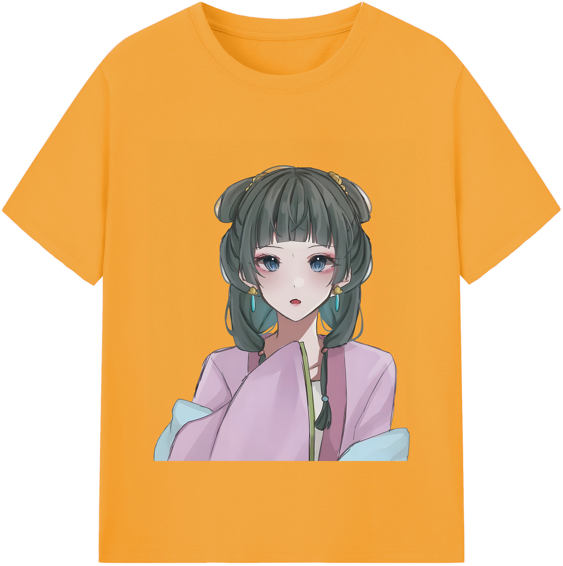 （画像用） 薬屋のひとりごと The Apothecary Diaries 綿100％半袖Tシャツ（フロントプリント）