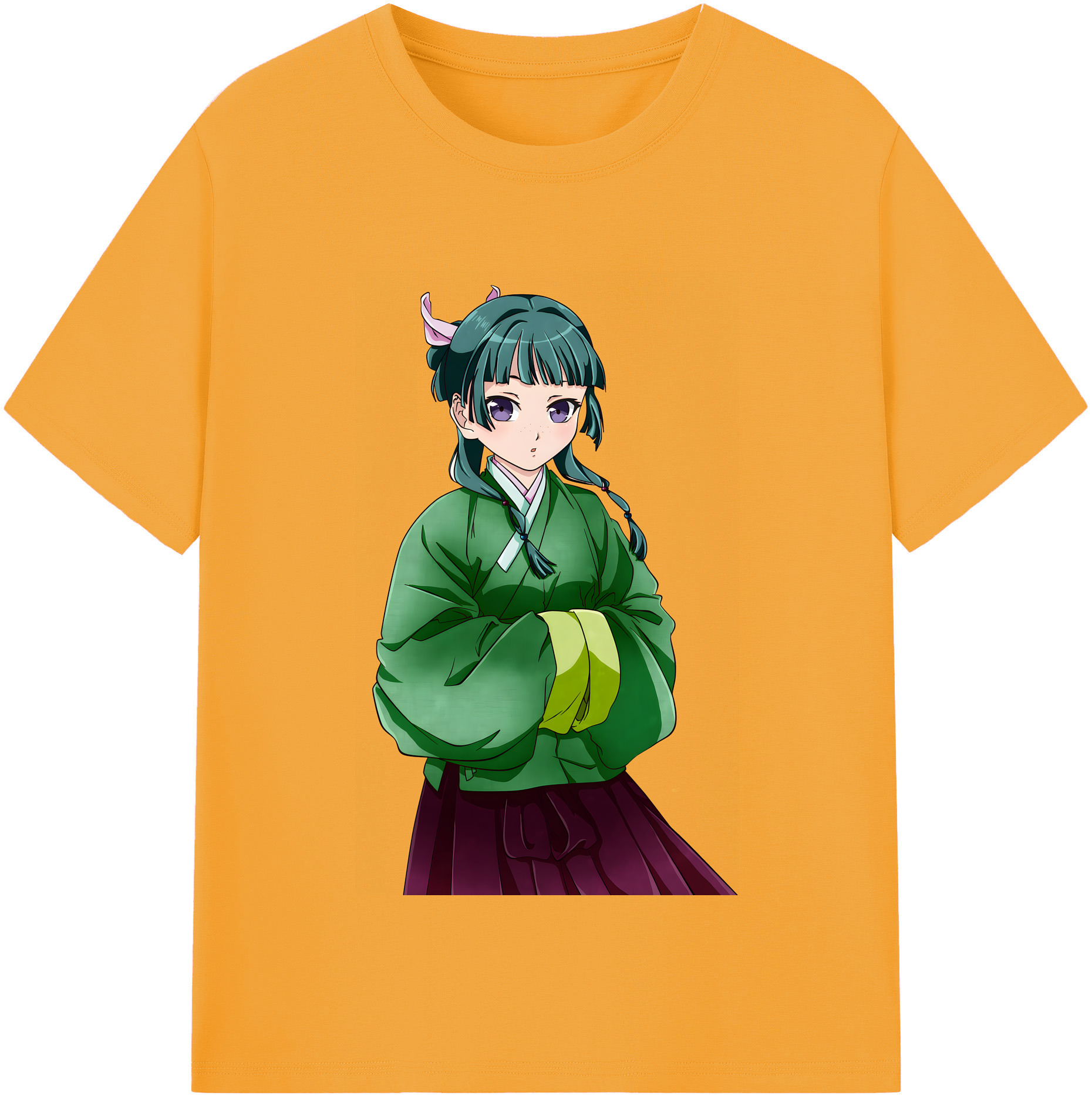（画像用） 薬屋のひとりごと The Apothecary Diaries 綿100％半袖Tシャツ（フロントプリント）