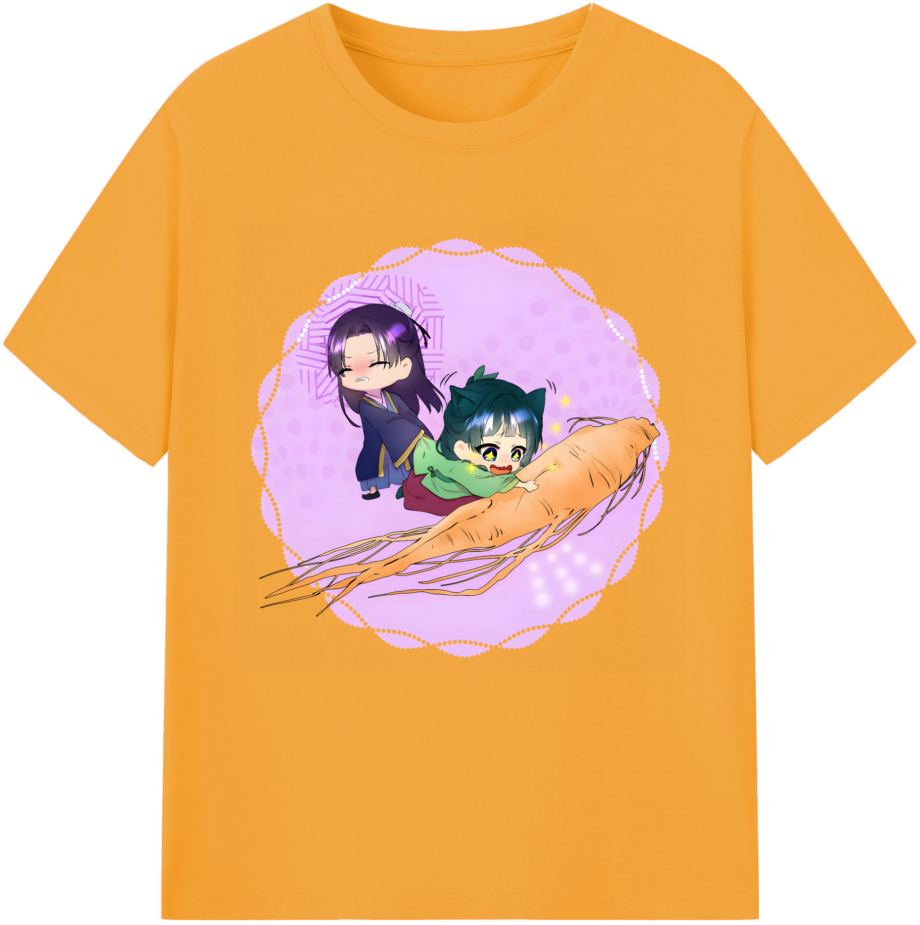 （画像用） 薬屋のひとりごと The Apothecary Diaries 綿100％半袖Tシャツ（フロントプリント）