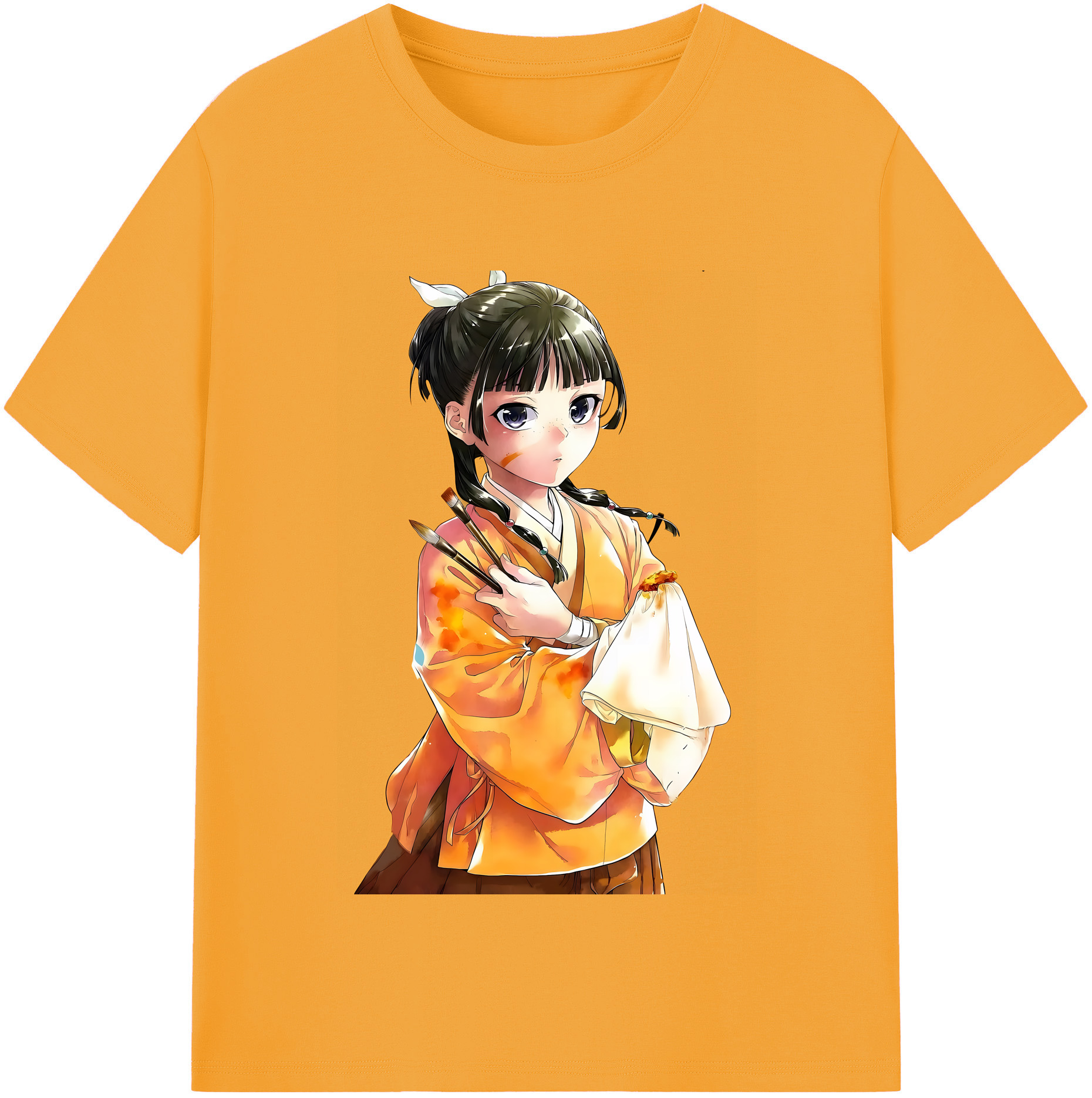 （画像用） 薬屋のひとりごと The Apothecary Diaries 綿100％半袖Tシャツ（フロントプリント）