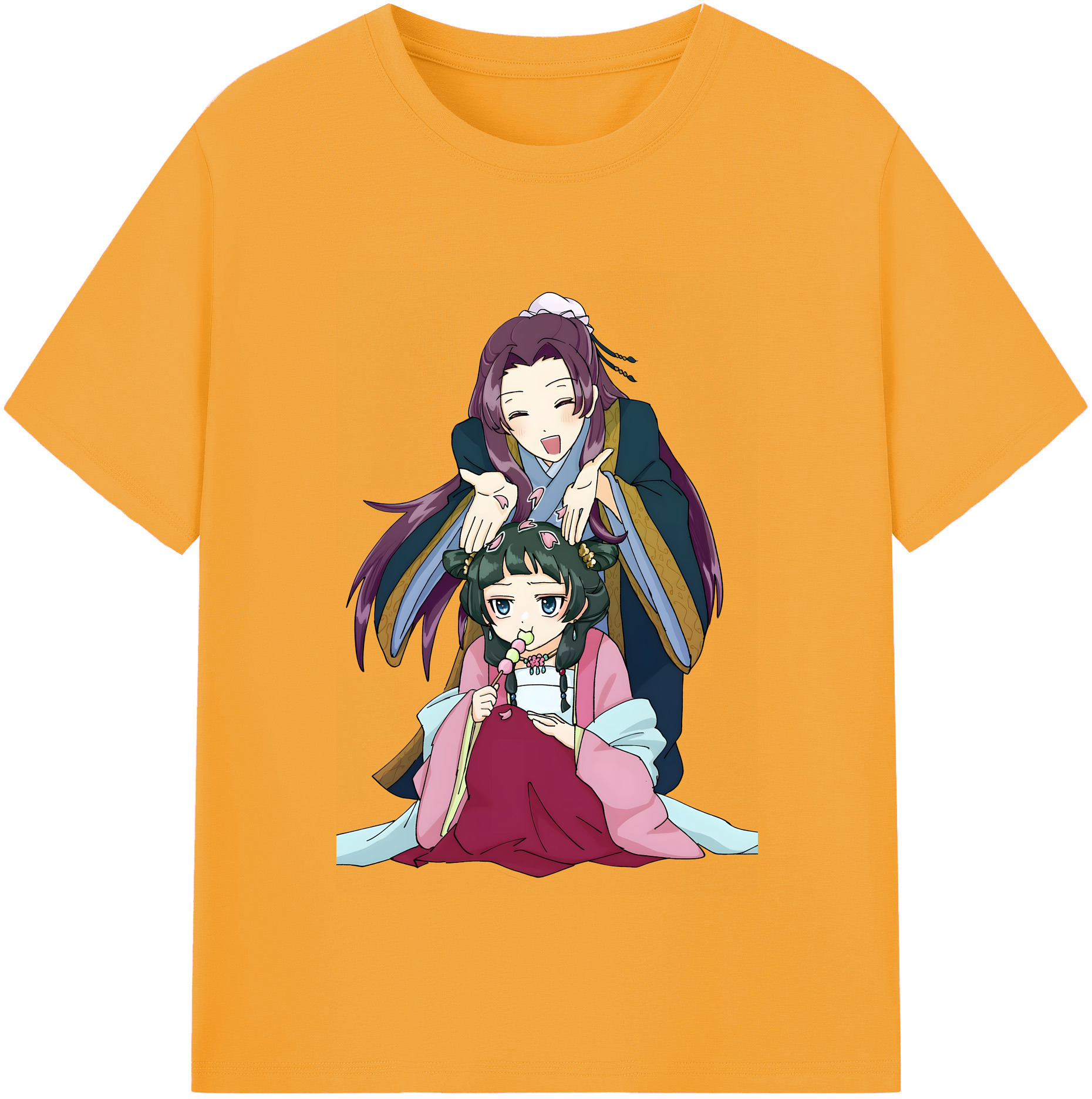 （画像用） 薬屋のひとりごと The Apothecary Diaries 綿100％半袖Tシャツ（フロントプリント）
