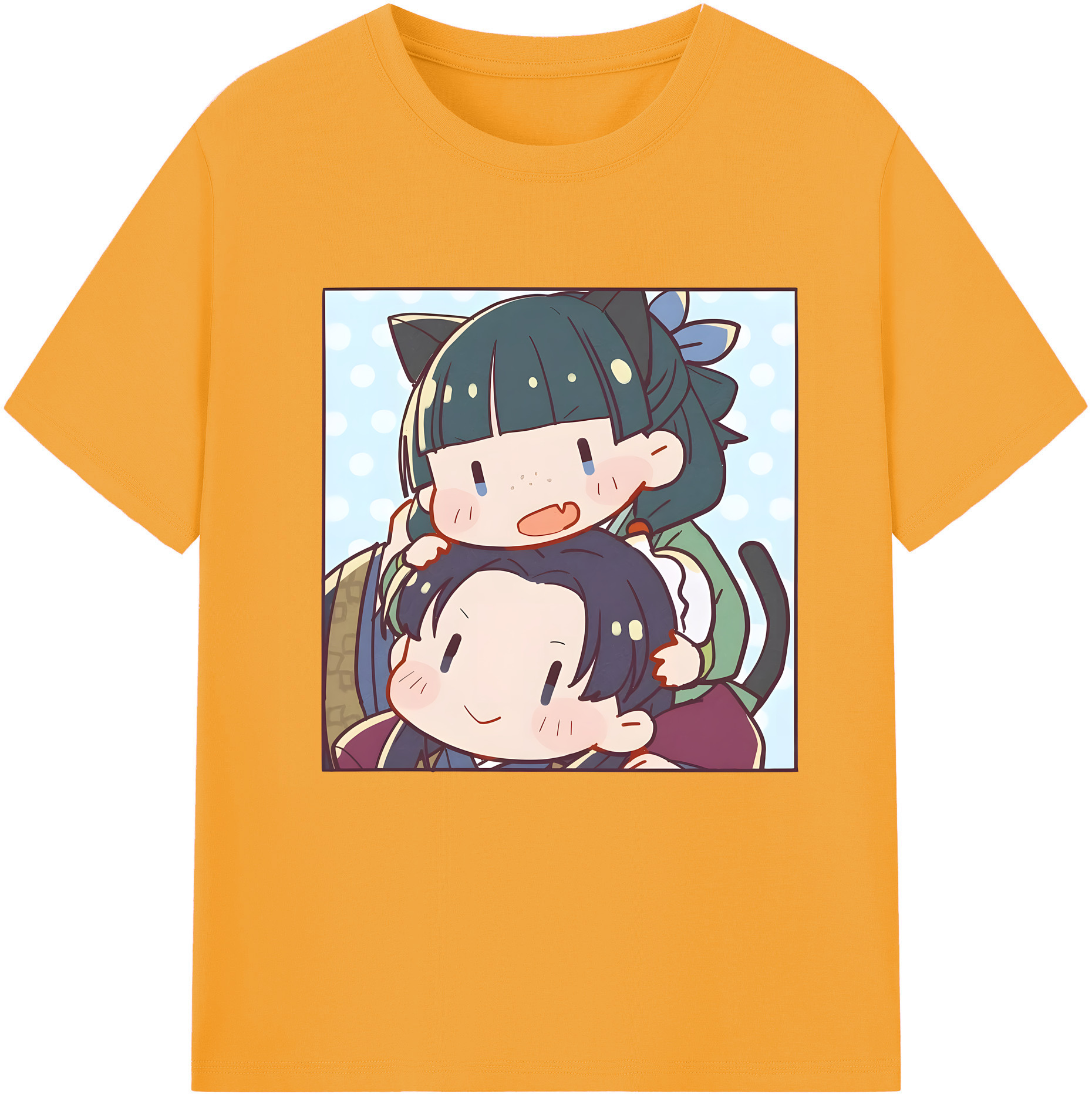 （画像用） 薬屋のひとりごと The Apothecary Diaries 綿100％半袖Tシャツ（フロントプリント）