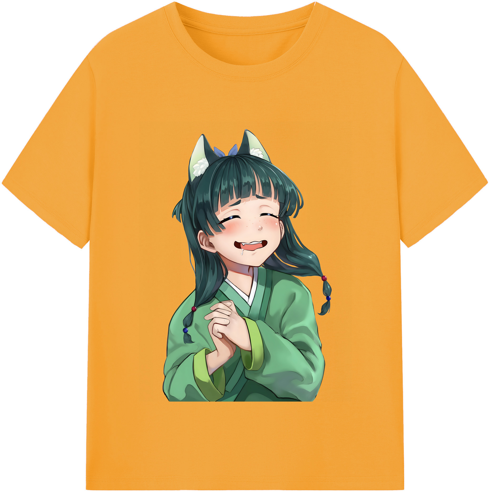 （画像用） 薬屋のひとりごと The Apothecary Diaries 綿100％半袖Tシャツ（フロントプリント）