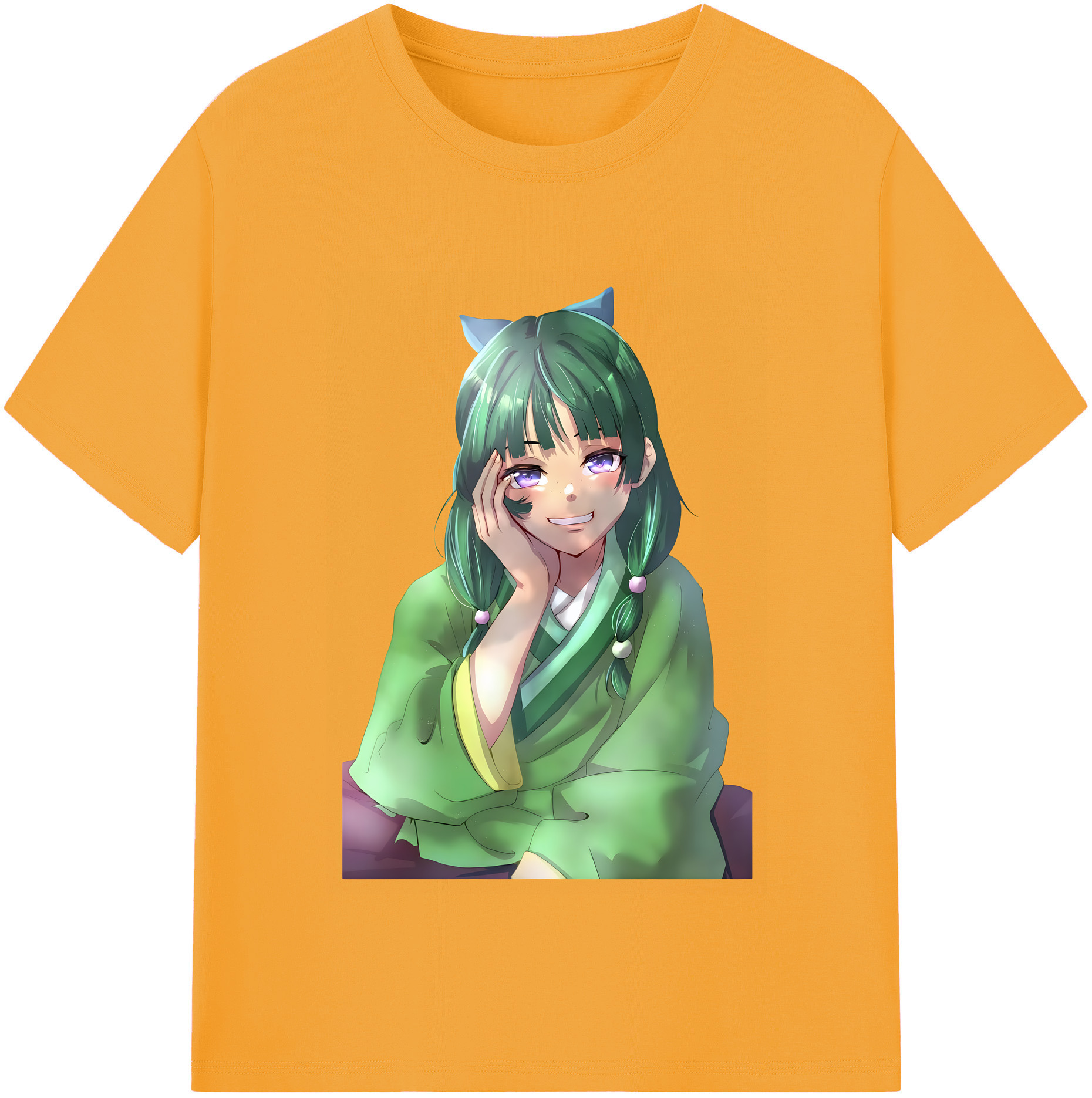 （画像用） 薬屋のひとりごと The Apothecary Diaries 綿100％半袖Tシャツ（フロントプリント）