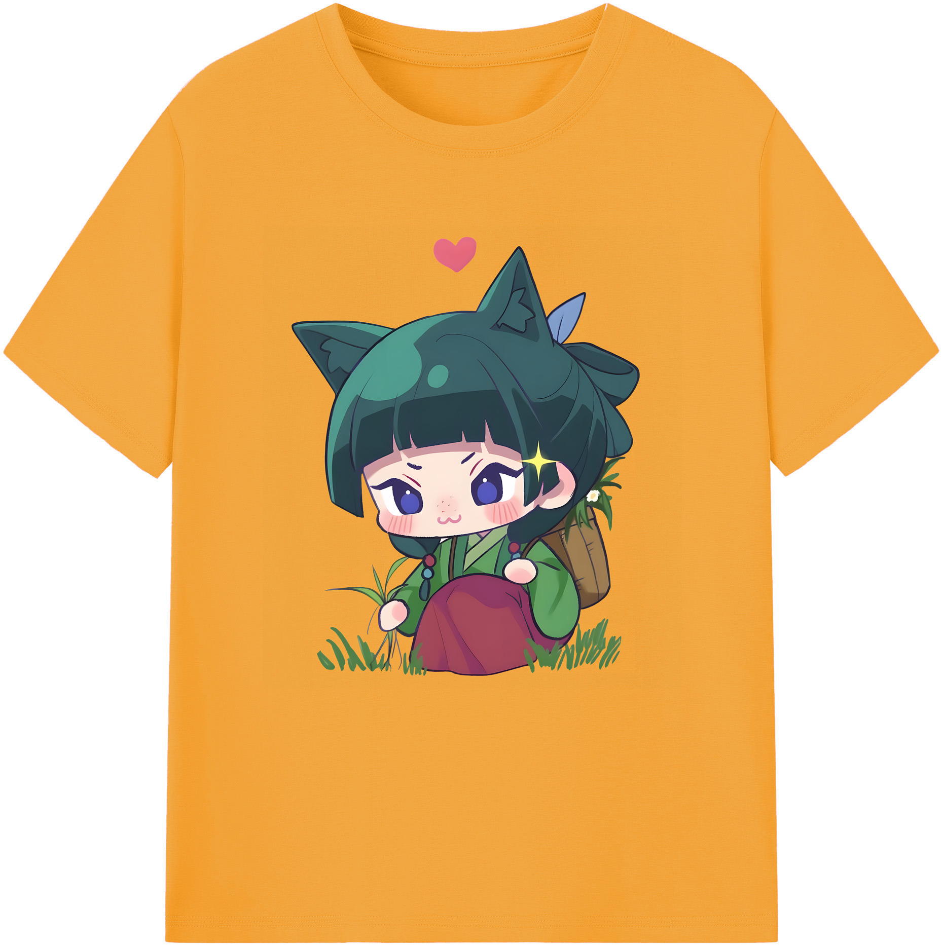 （画像用） 薬屋のひとりごと The Apothecary Diaries 綿100％半袖Tシャツ（フロントプリント）
