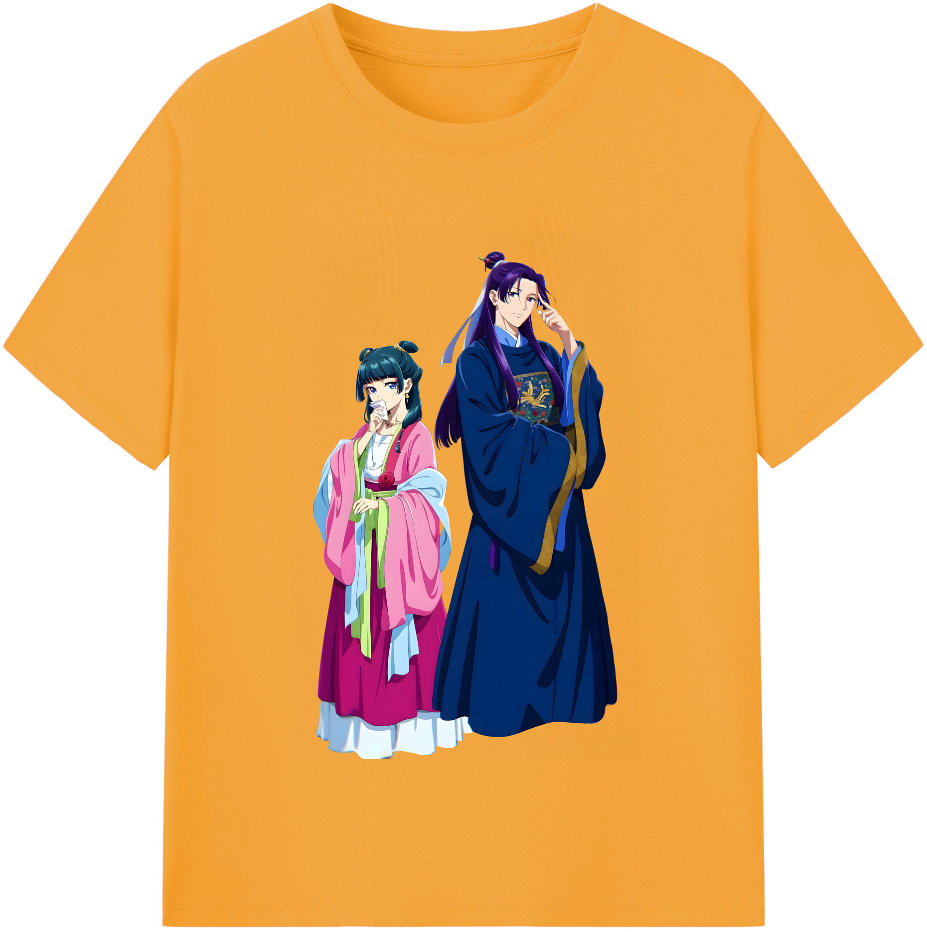 （画像用） 薬屋のひとりごと The Apothecary Diaries 綿100％半袖Tシャツ（フロントプリント）