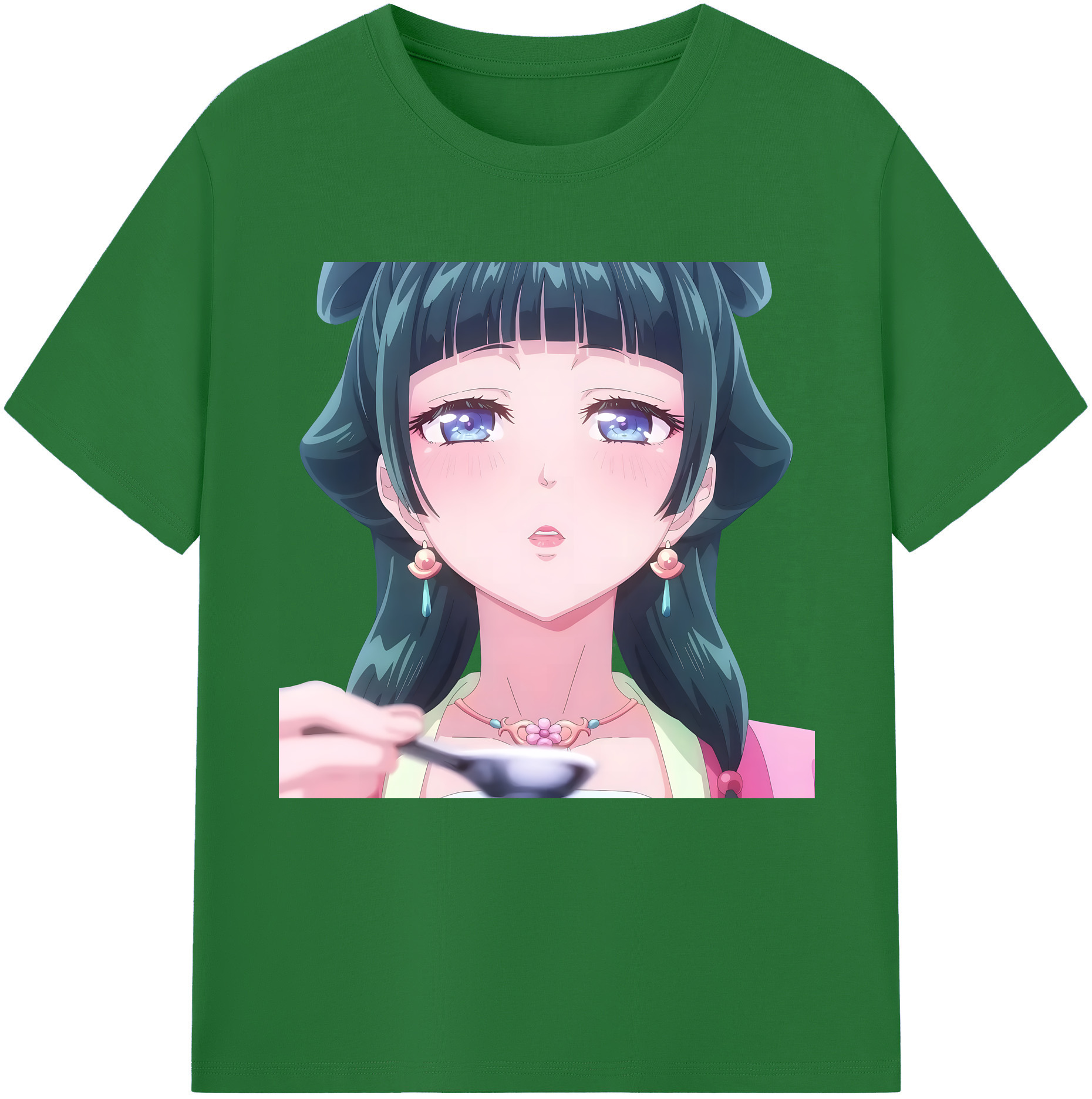 （画像用） 薬屋のひとりごと The Apothecary Diaries 綿100％半袖Tシャツ（フロントプリント）