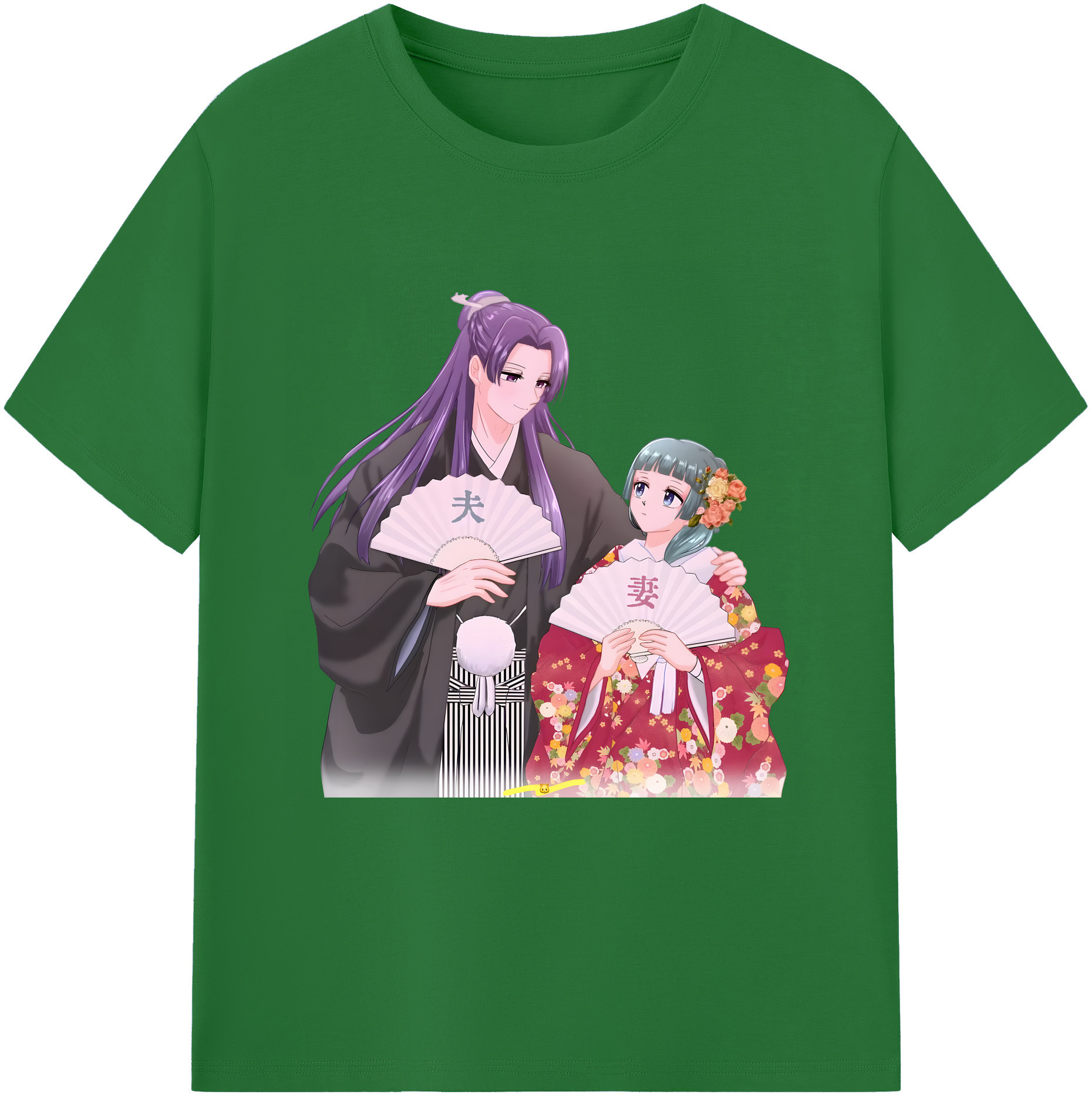 （画像用） 薬屋のひとりごと The Apothecary Diaries 綿100％半袖Tシャツ（フロントプリント）