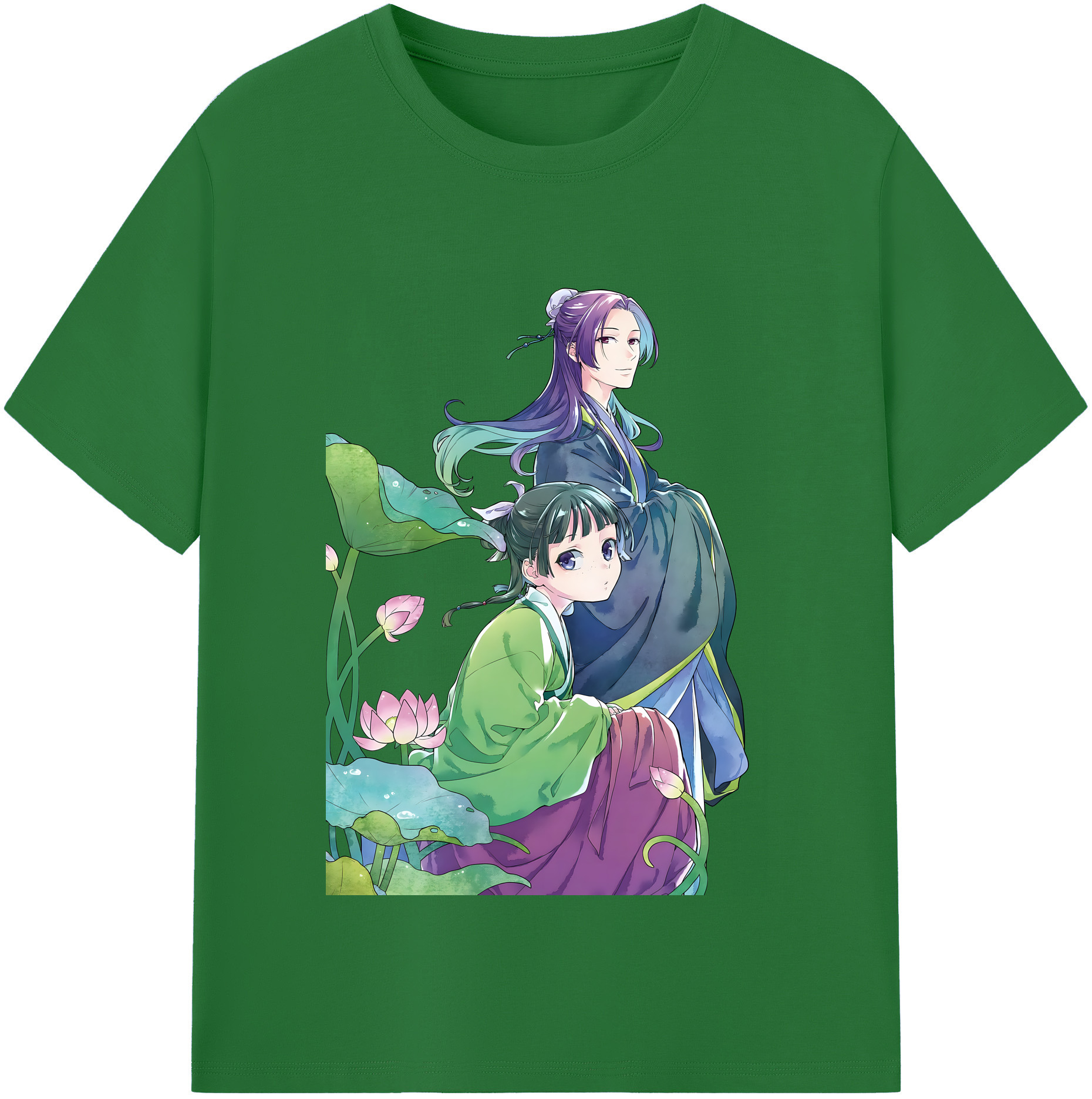 （画像用） 薬屋のひとりごと The Apothecary Diaries 綿100％半袖Tシャツ（フロントプリント）