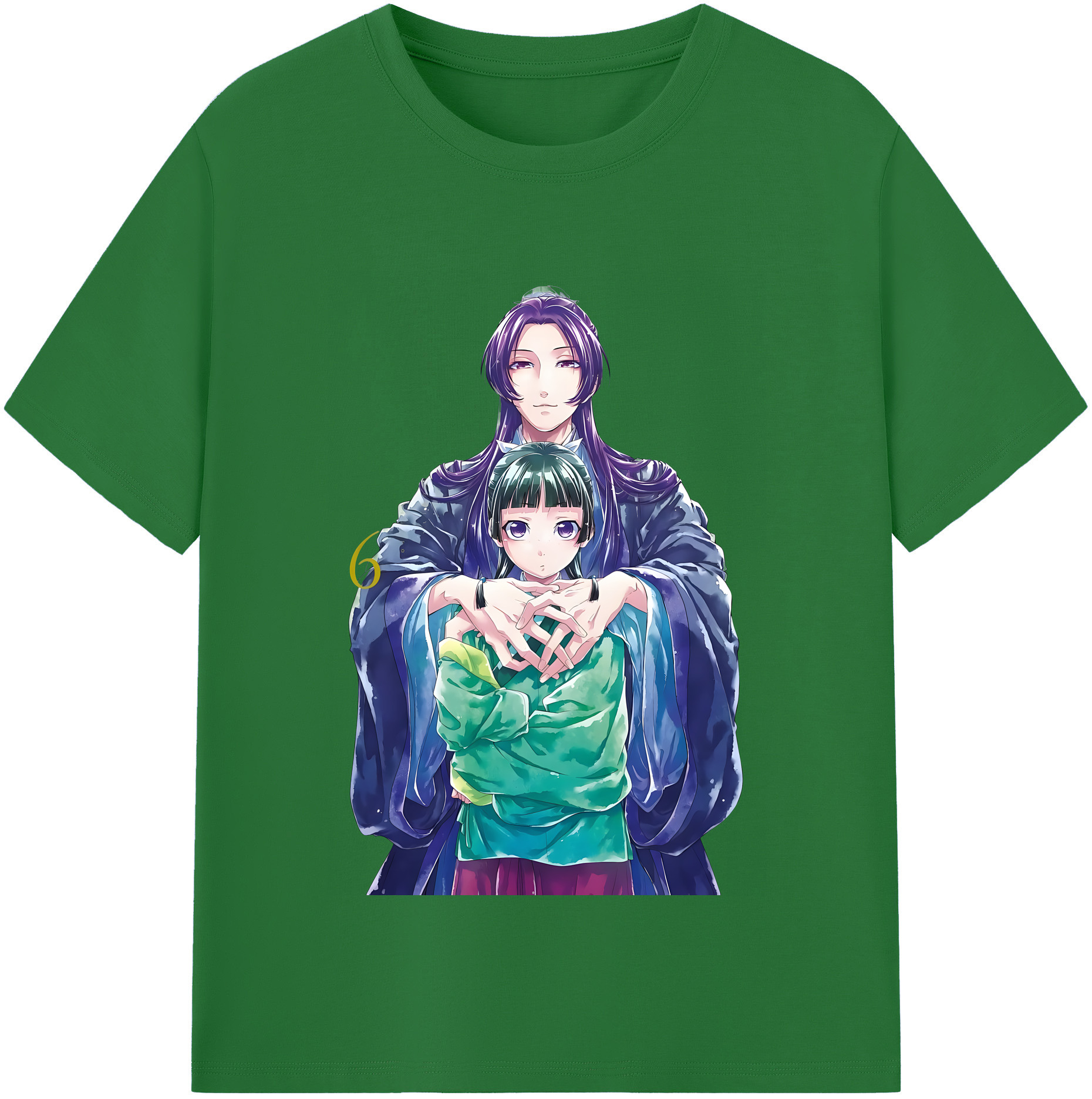 （画像用） 薬屋のひとりごと The Apothecary Diaries 綿100％半袖Tシャツ（フロントプリント）