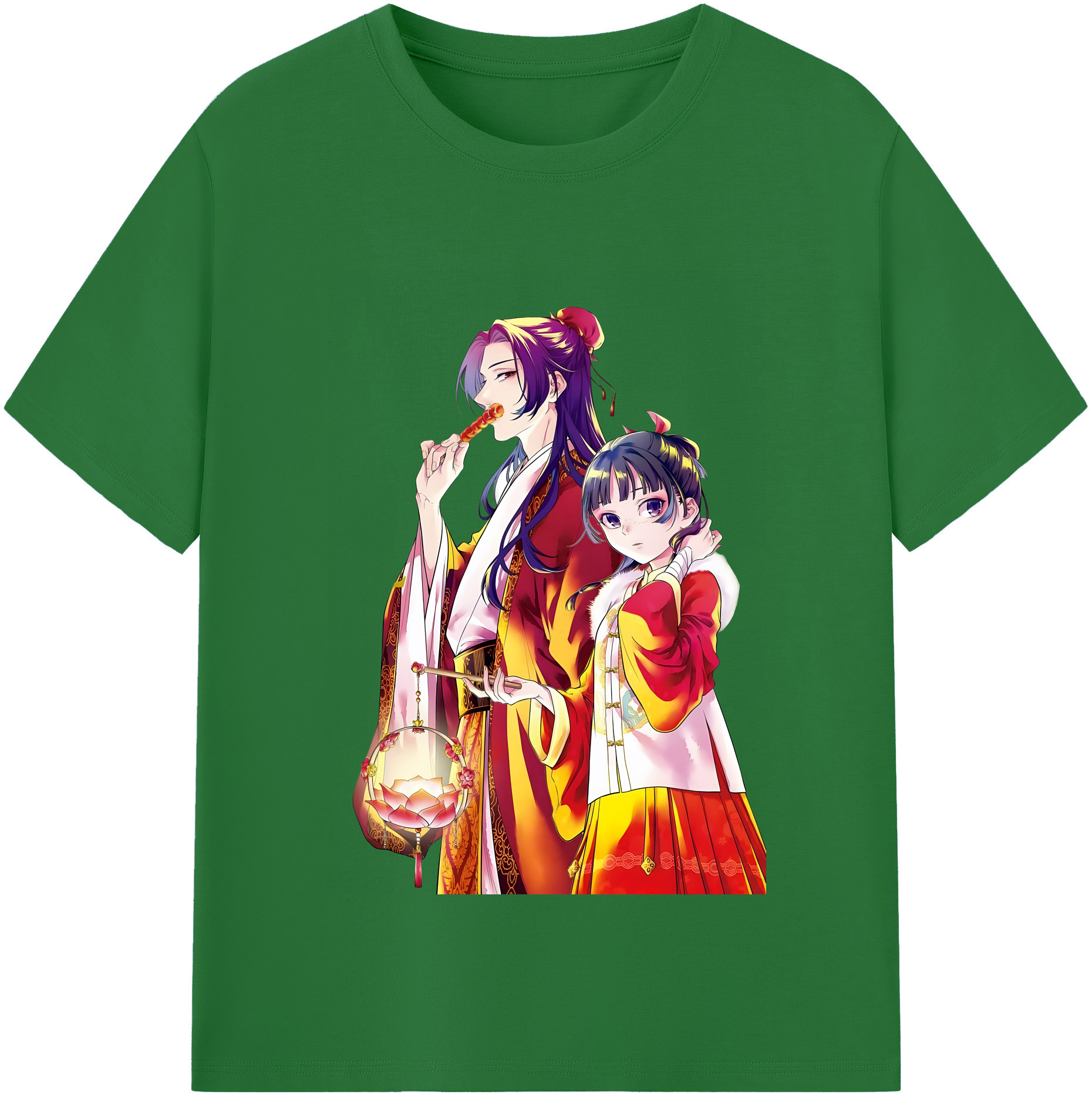 （画像用） 薬屋のひとりごと The Apothecary Diaries 綿100％半袖Tシャツ（フロントプリント）