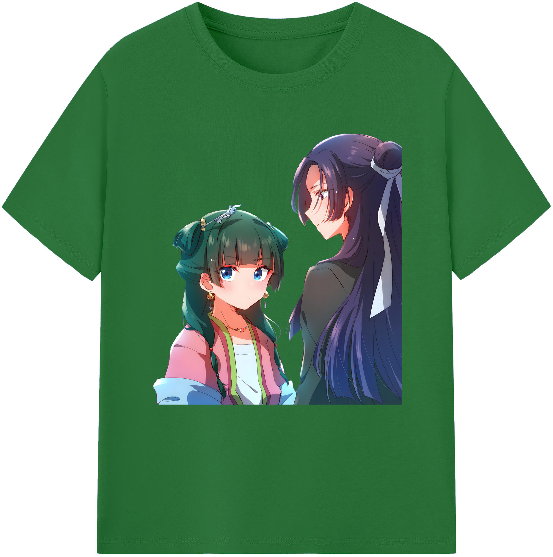 （画像用） 薬屋のひとりごと The Apothecary Diaries 綿100％半袖Tシャツ（フロントプリント）