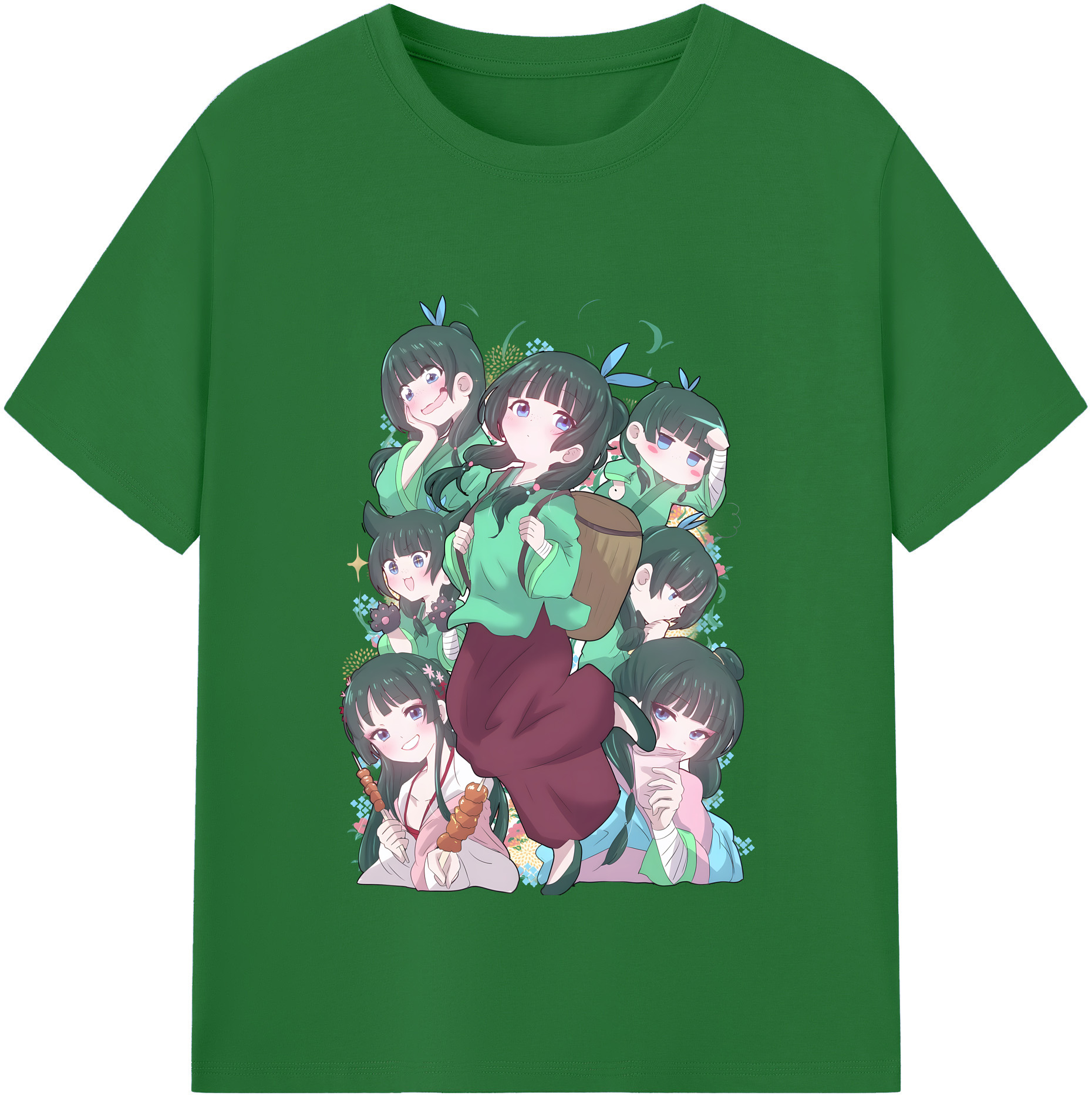 （画像用） 薬屋のひとりごと The Apothecary Diaries 綿100％半袖Tシャツ（フロントプリント）