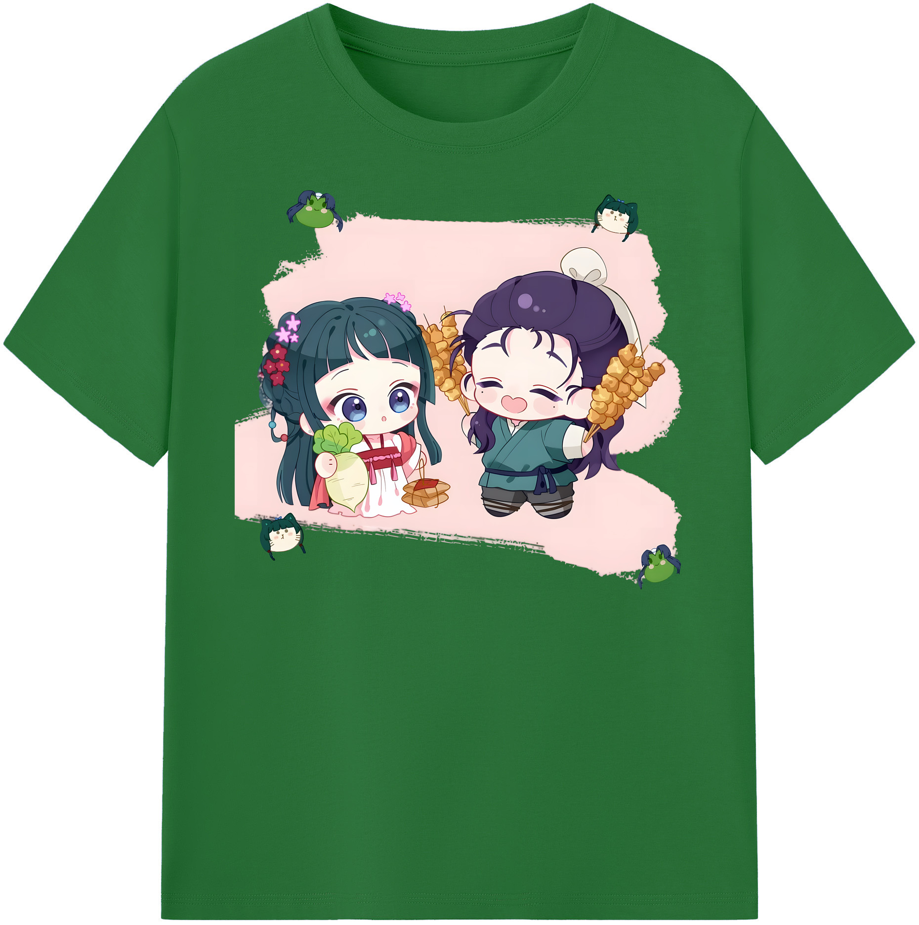 （画像用） 薬屋のひとりごと The Apothecary Diaries 綿100％半袖Tシャツ（フロントプリント）