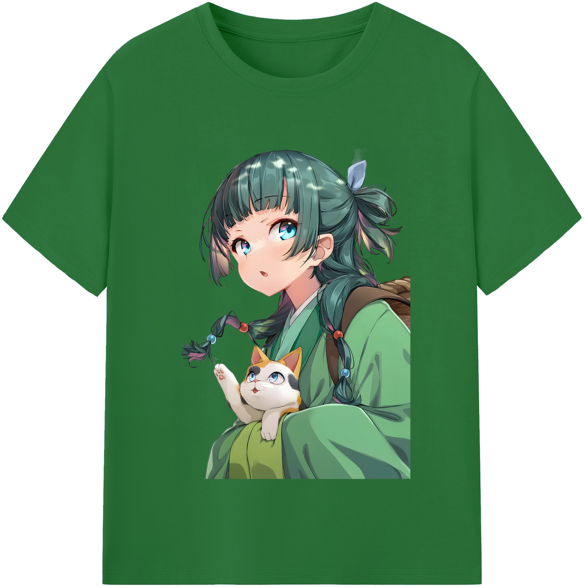 （画像用） 薬屋のひとりごと The Apothecary Diaries 綿100％半袖Tシャツ（フロントプリント）