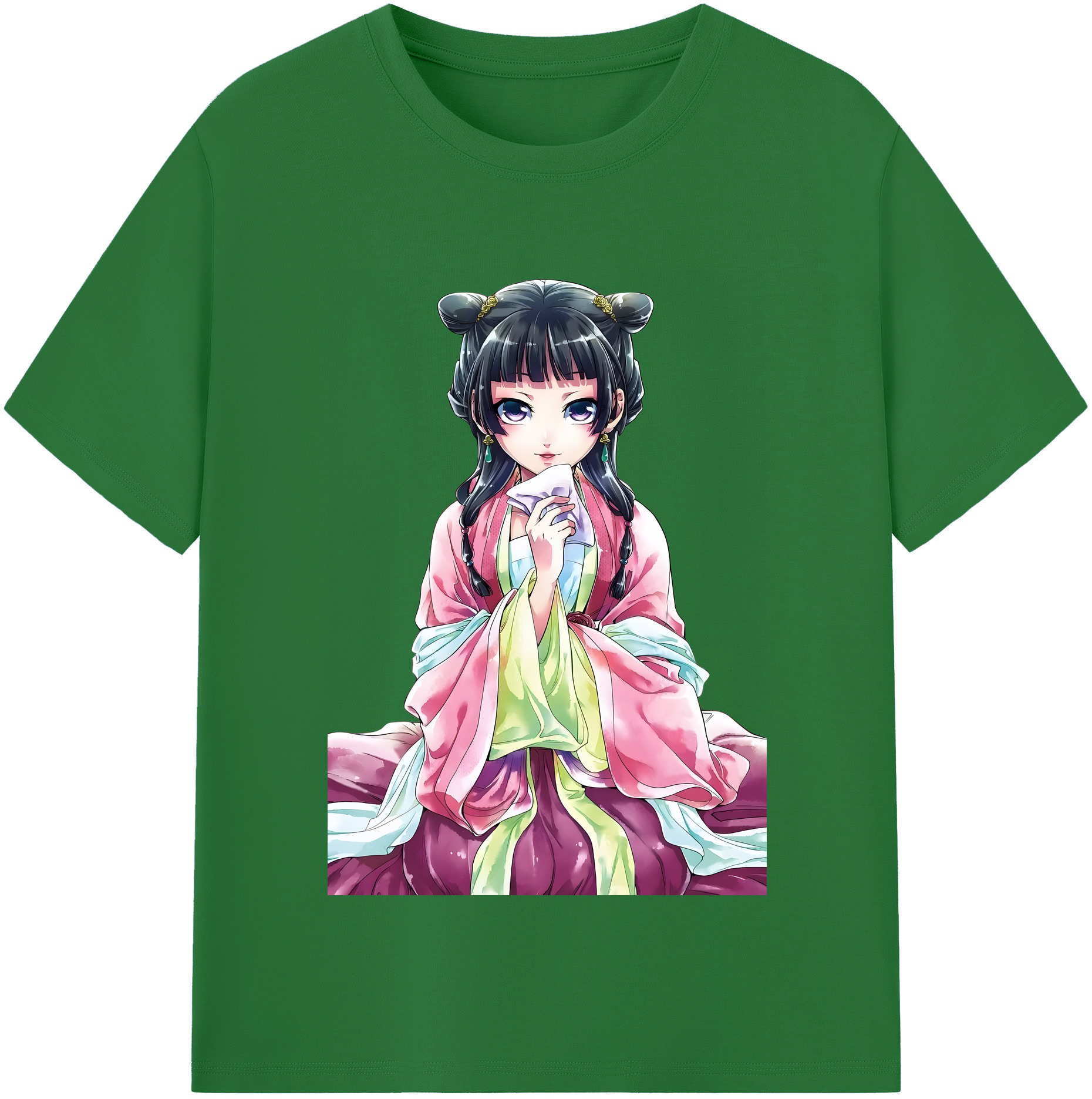 （画像用） 薬屋のひとりごと The Apothecary Diaries 綿100％半袖Tシャツ（フロントプリント）