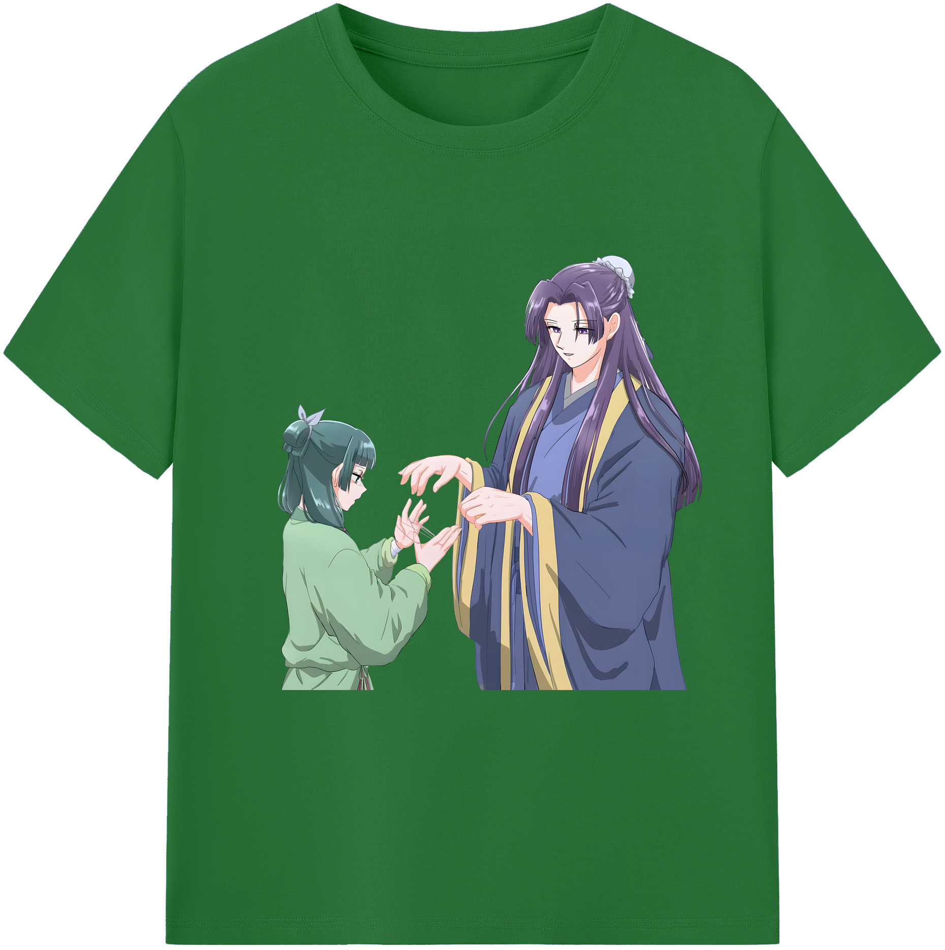 （画像用） 薬屋のひとりごと The Apothecary Diaries 綿100％半袖Tシャツ（フロントプリント）